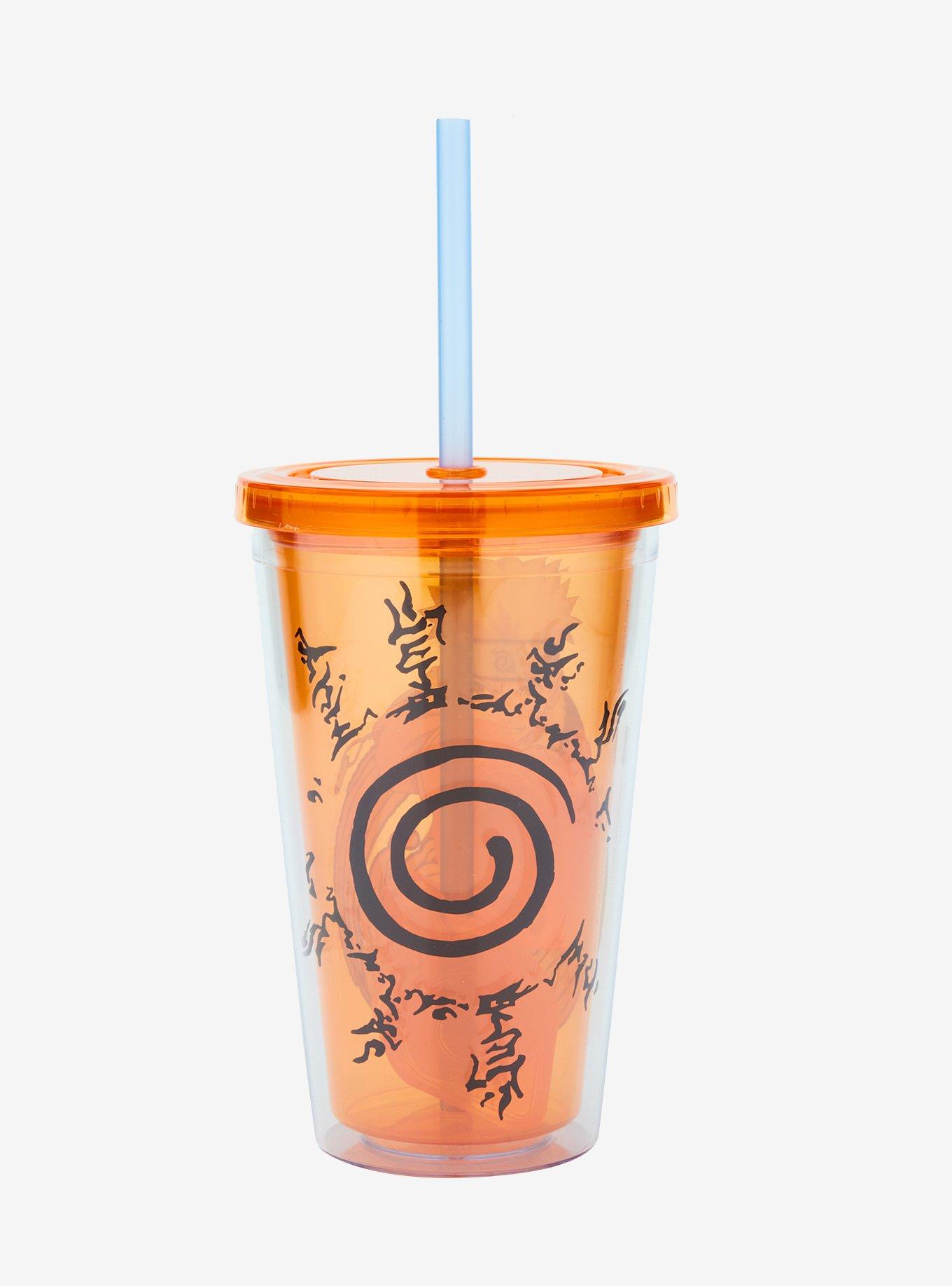 Naruto Acrylic Travel Cup With Reusable Ice Cubes, , alternate