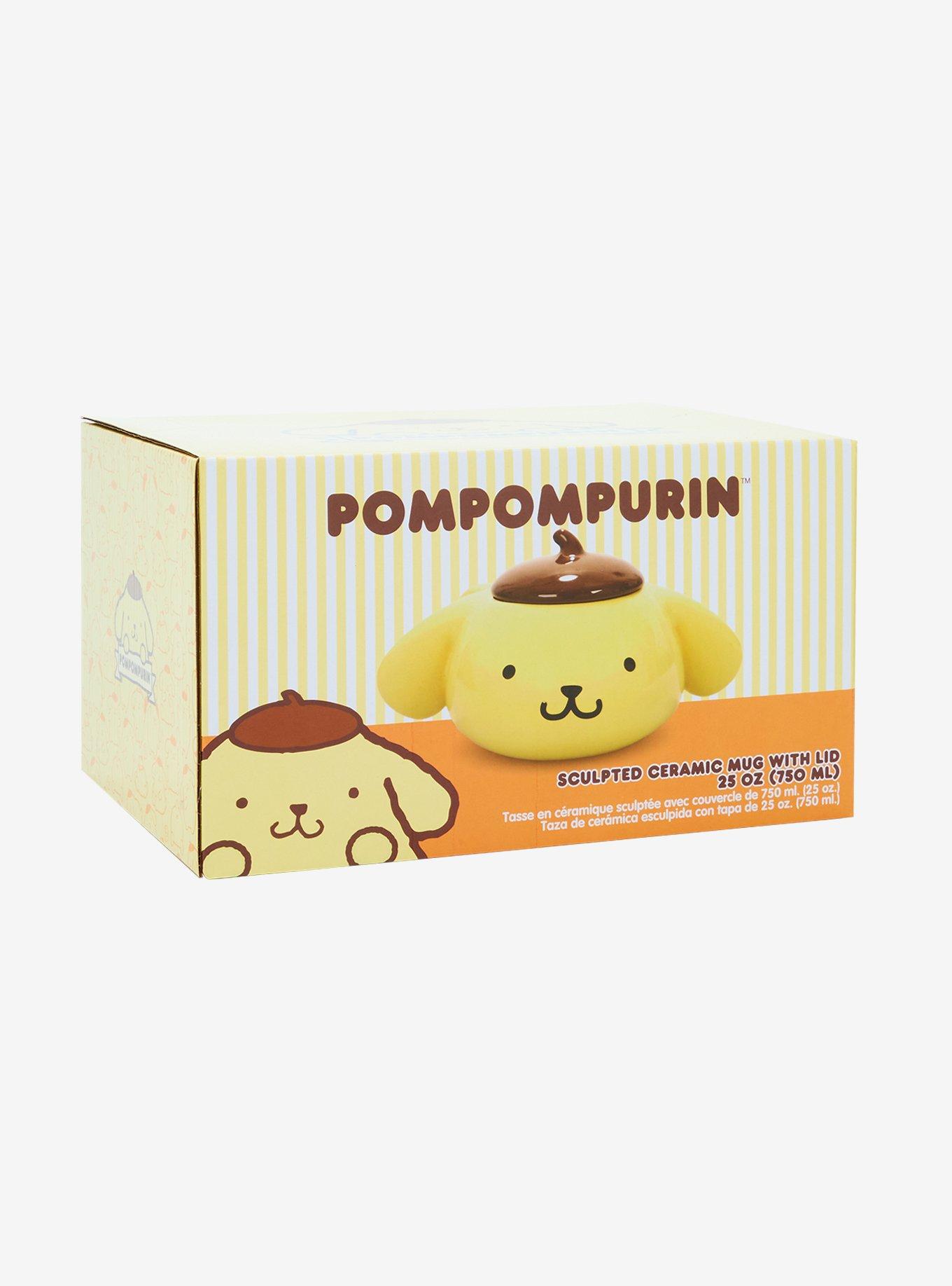 Pompompurin Figural Mug With Lid, , alternate