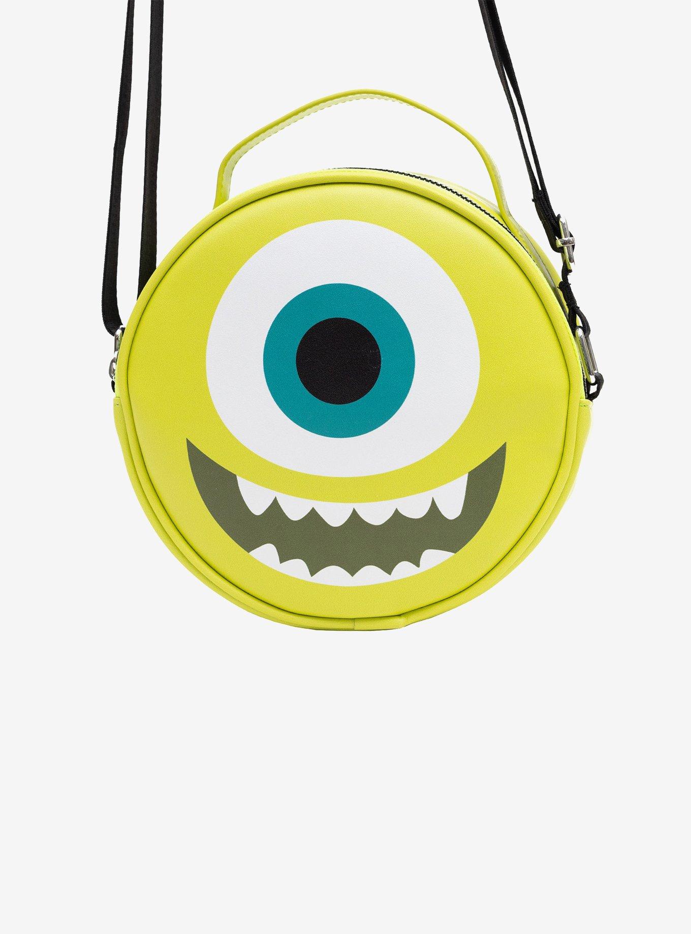 Disney Pixar Monsters Inc. Mike Face Round Crossbody Bag, , alternate