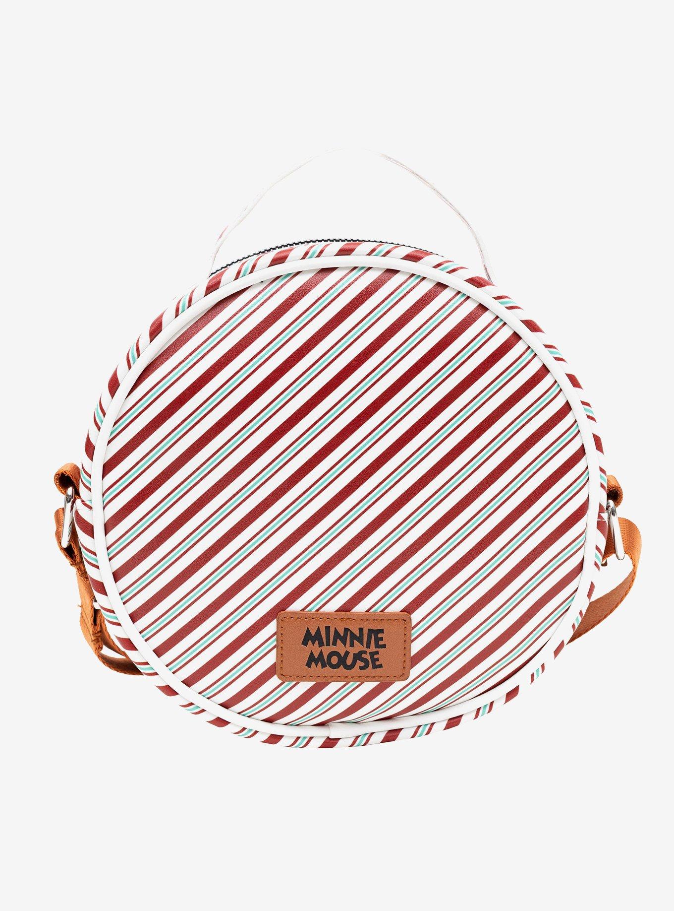 Disney Minnie Mouse Gingerbread Smile Round Crossbody Bag, , alternate