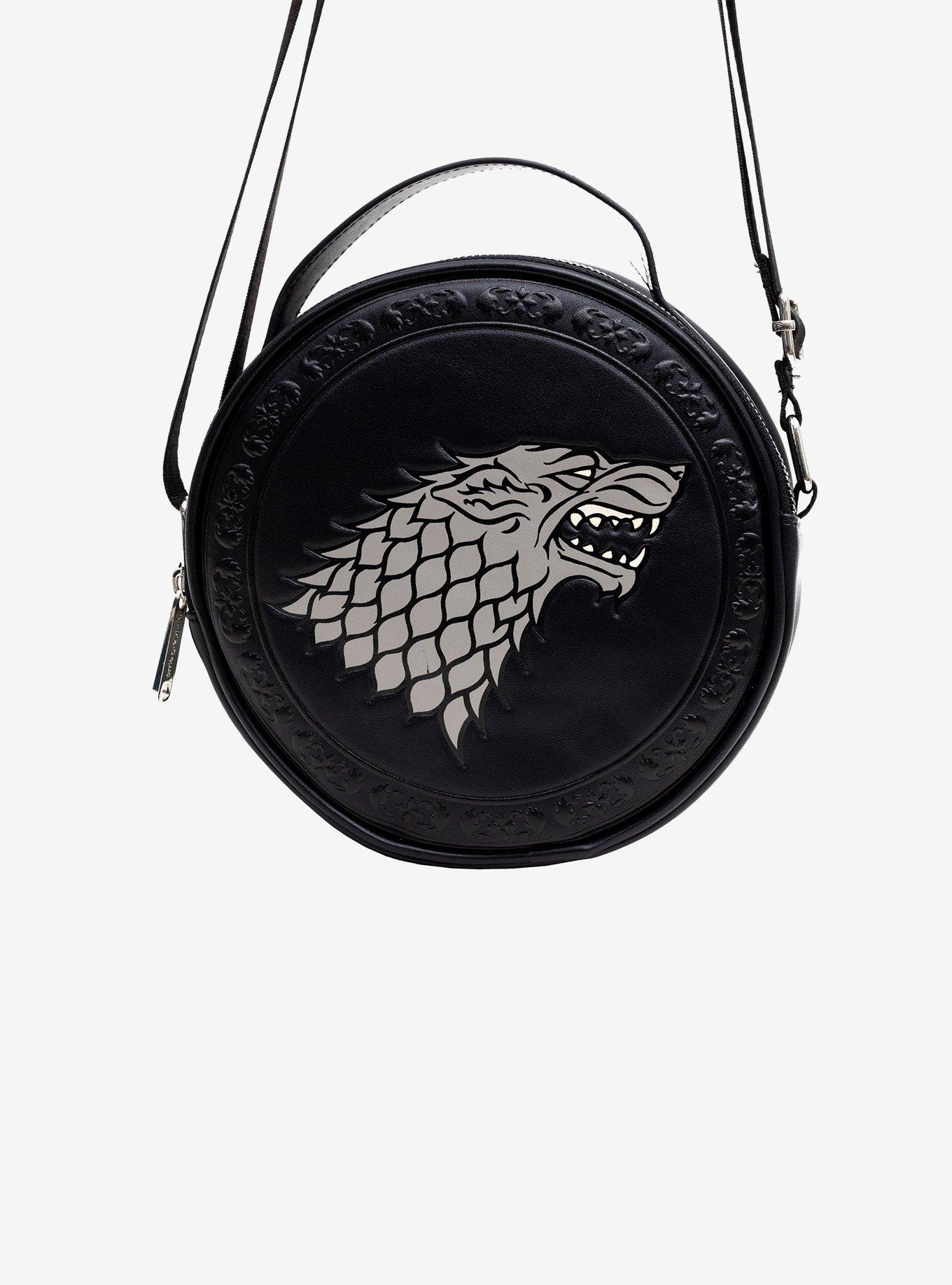 Game of Thrones House of Stark Sigil Round Crossbody Bag, , alternate