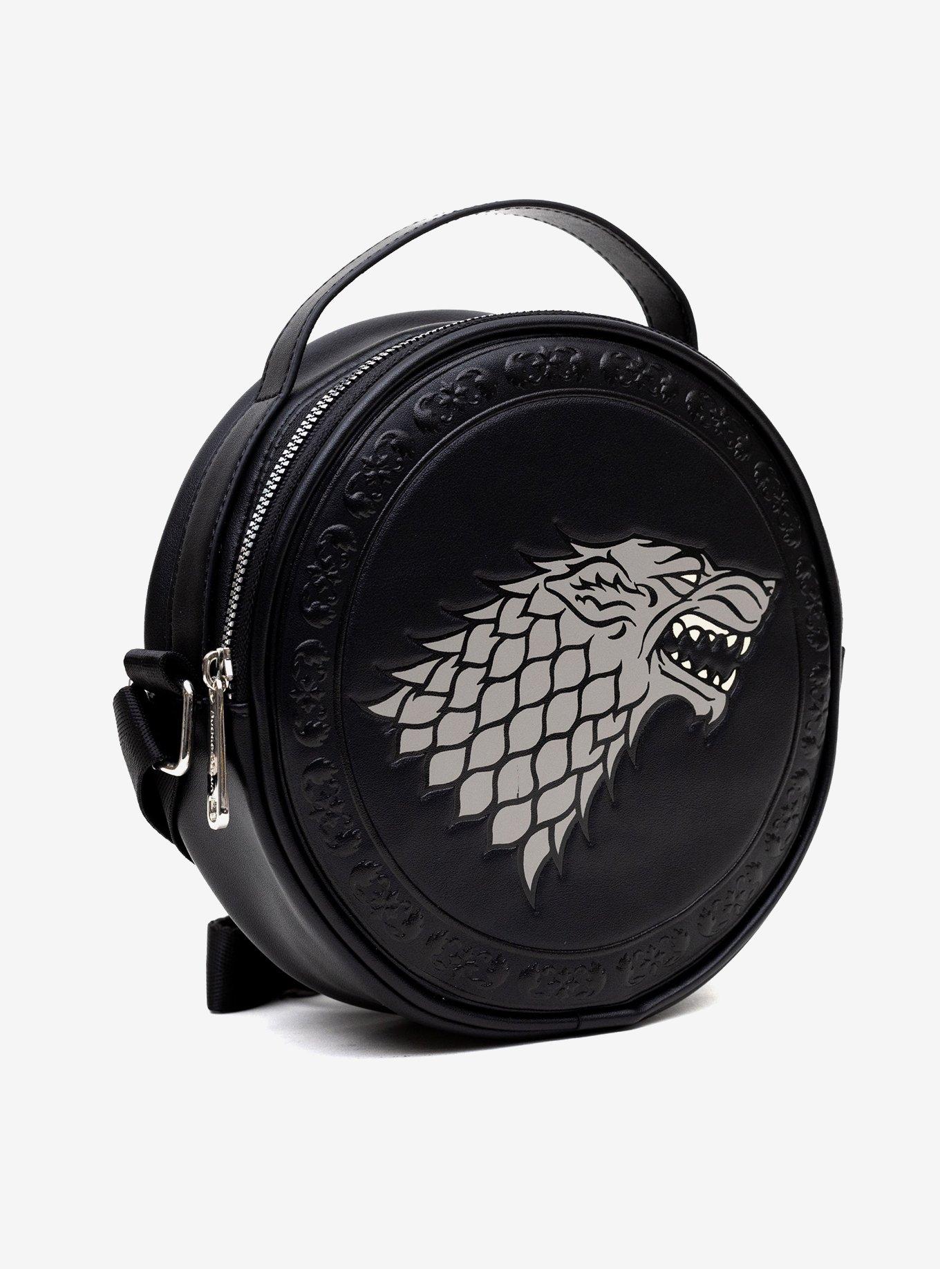 Game of Thrones House of Stark Sigil Round Crossbody Bag, , alternate