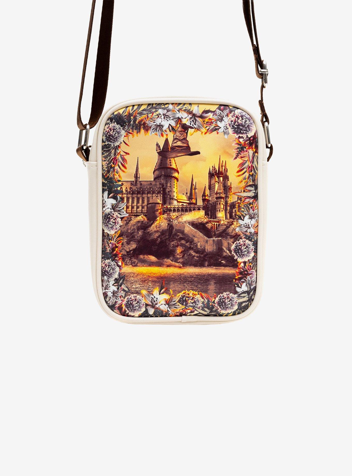 Harry Potter Hogwarts Floral Fantasy Crossbody Bag, , alternate