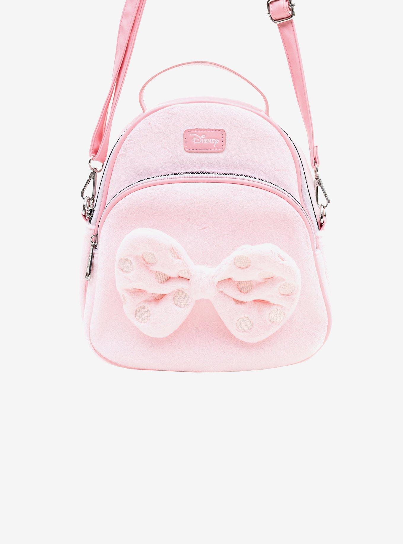 Disney Minnie Mouse Furry Bow Crossbody bag, , alternate