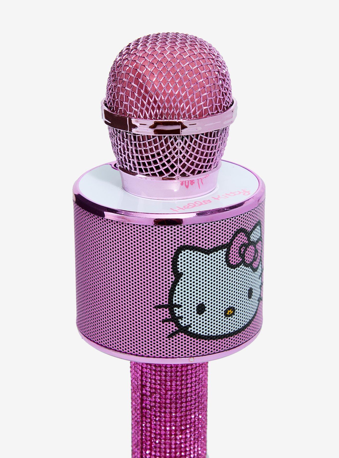 Hello Kitty Pink Rhinestone Wireless Karaoke Microphone, , alternate