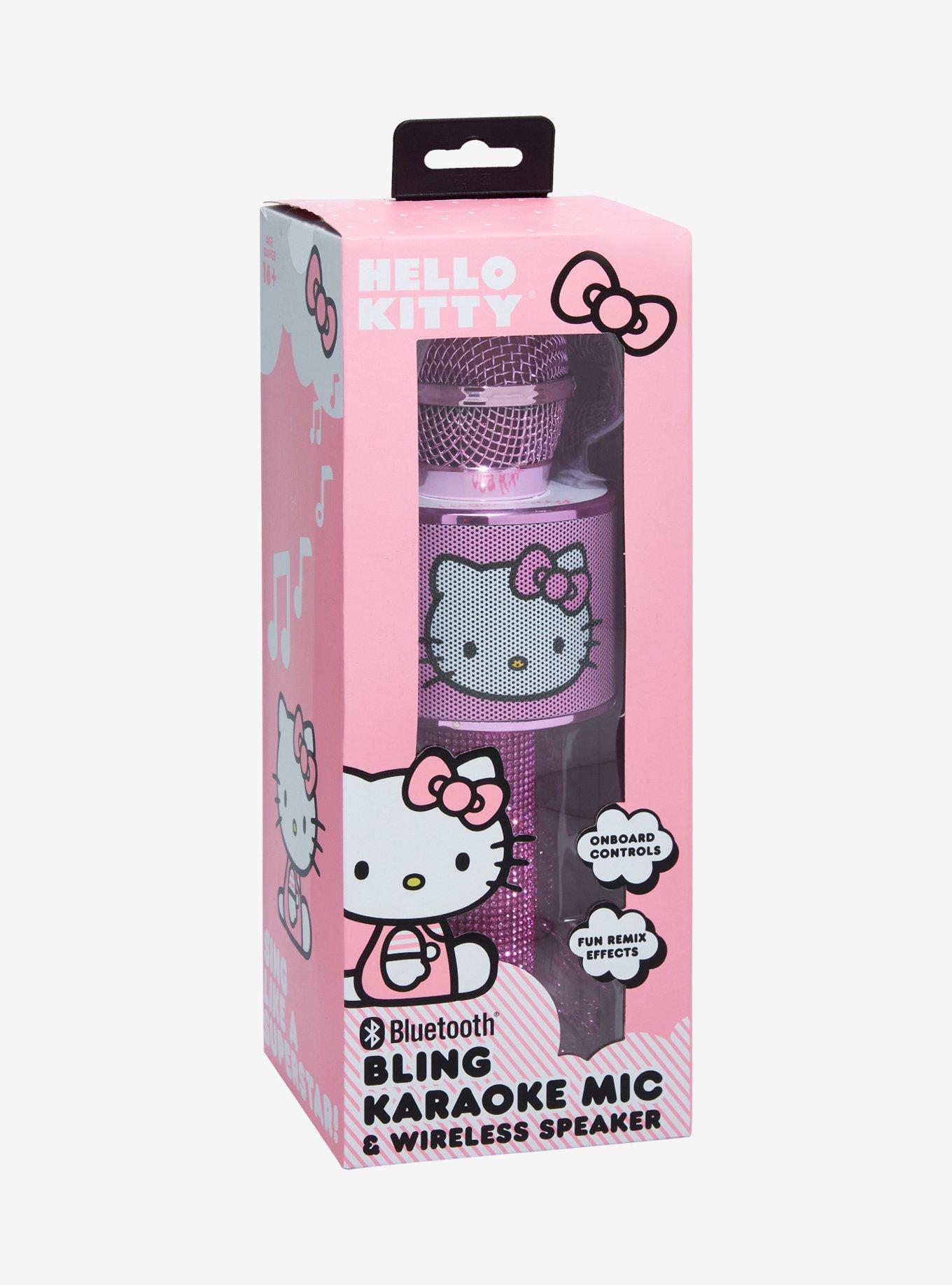 Hello Kitty Pink Rhinestone Wireless Karaoke Microphone, , alternate