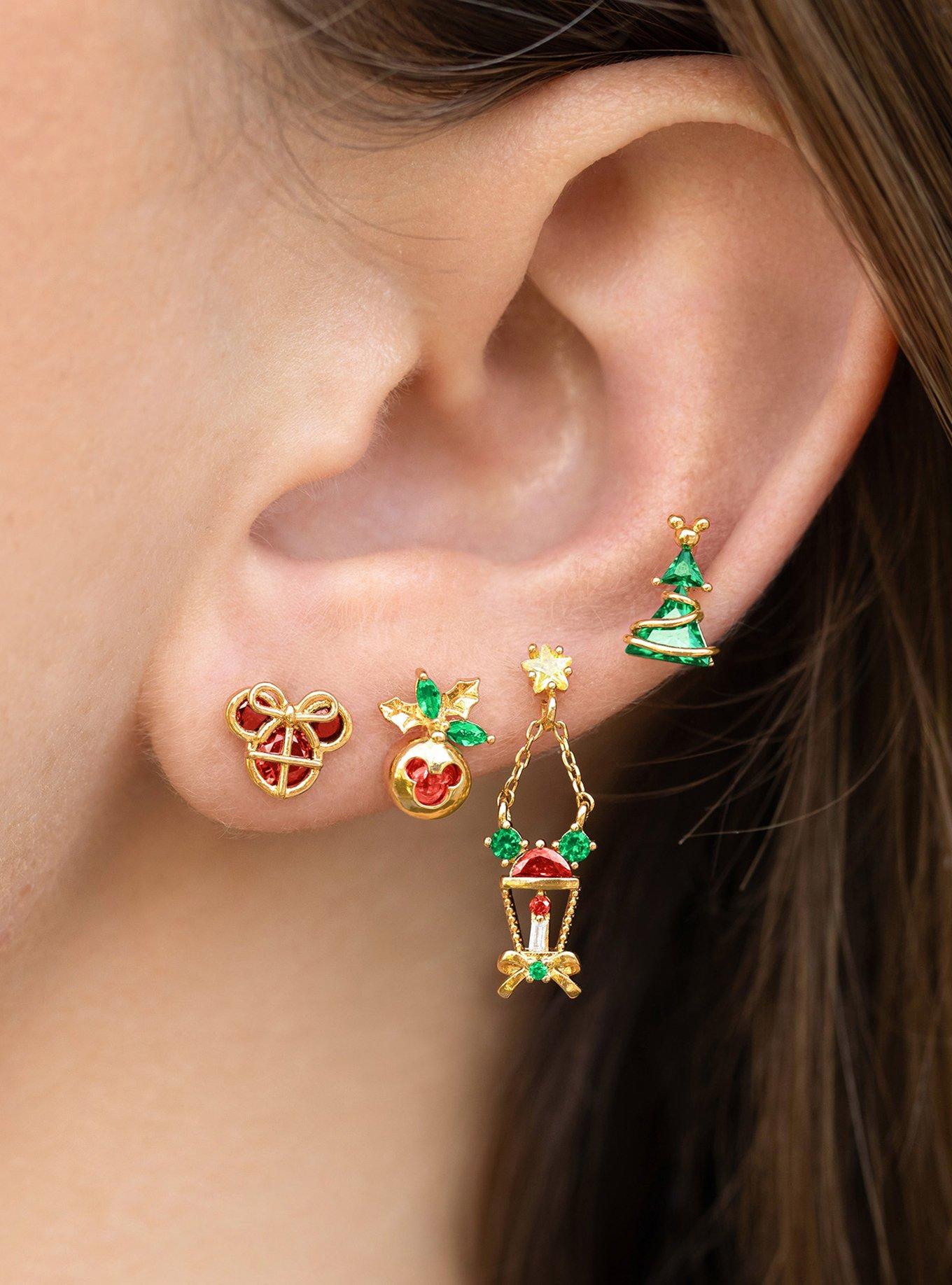 Disney X Girls Crew Winter Wonderland Mismatch Earring Set, , hi-res