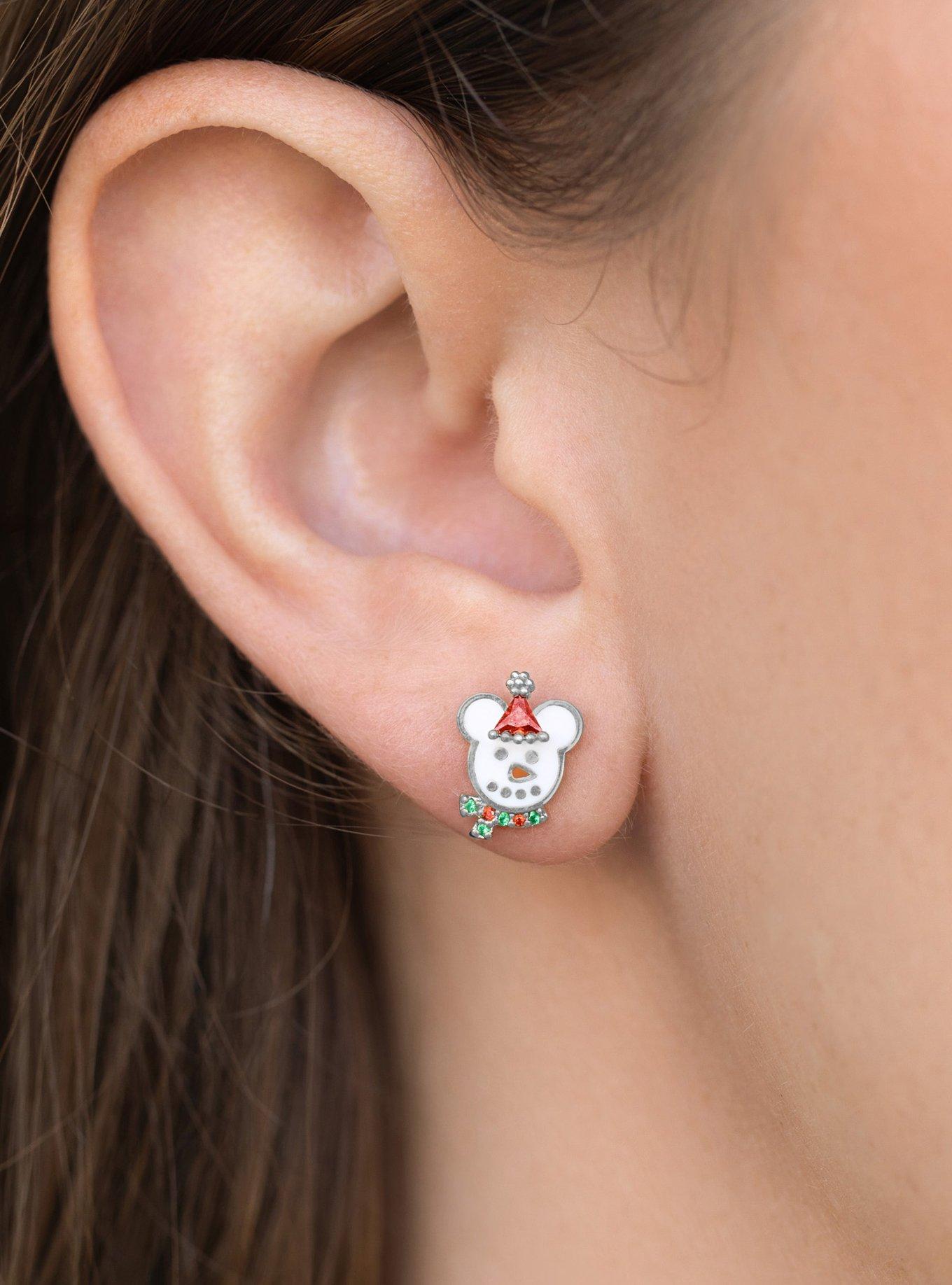 Disney X Girls Crew Frosty Snowmouse Stud Earrings, , hi-res