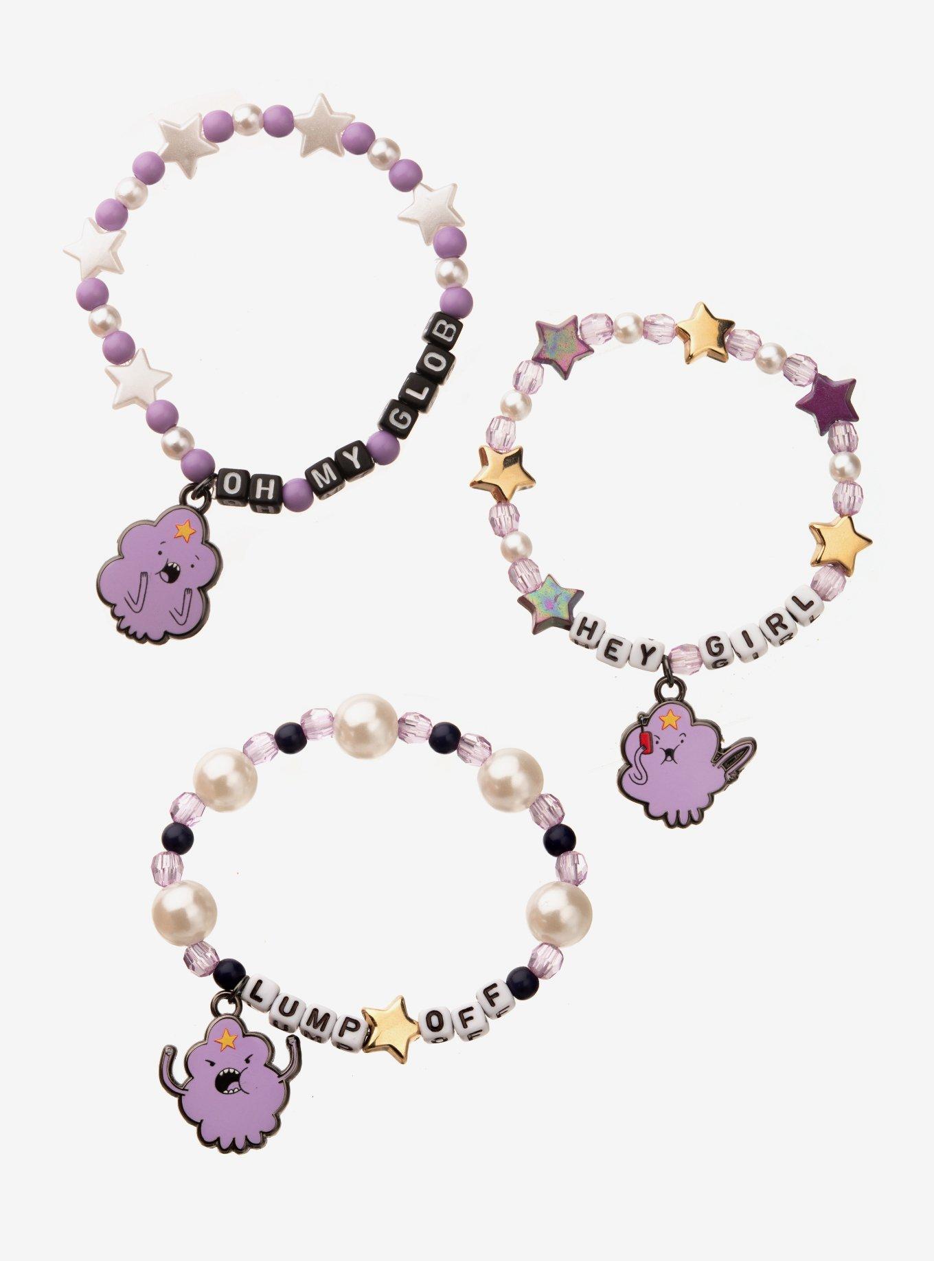 Adventure Time Lumpy Space Princess Bracelet Set, , alternate