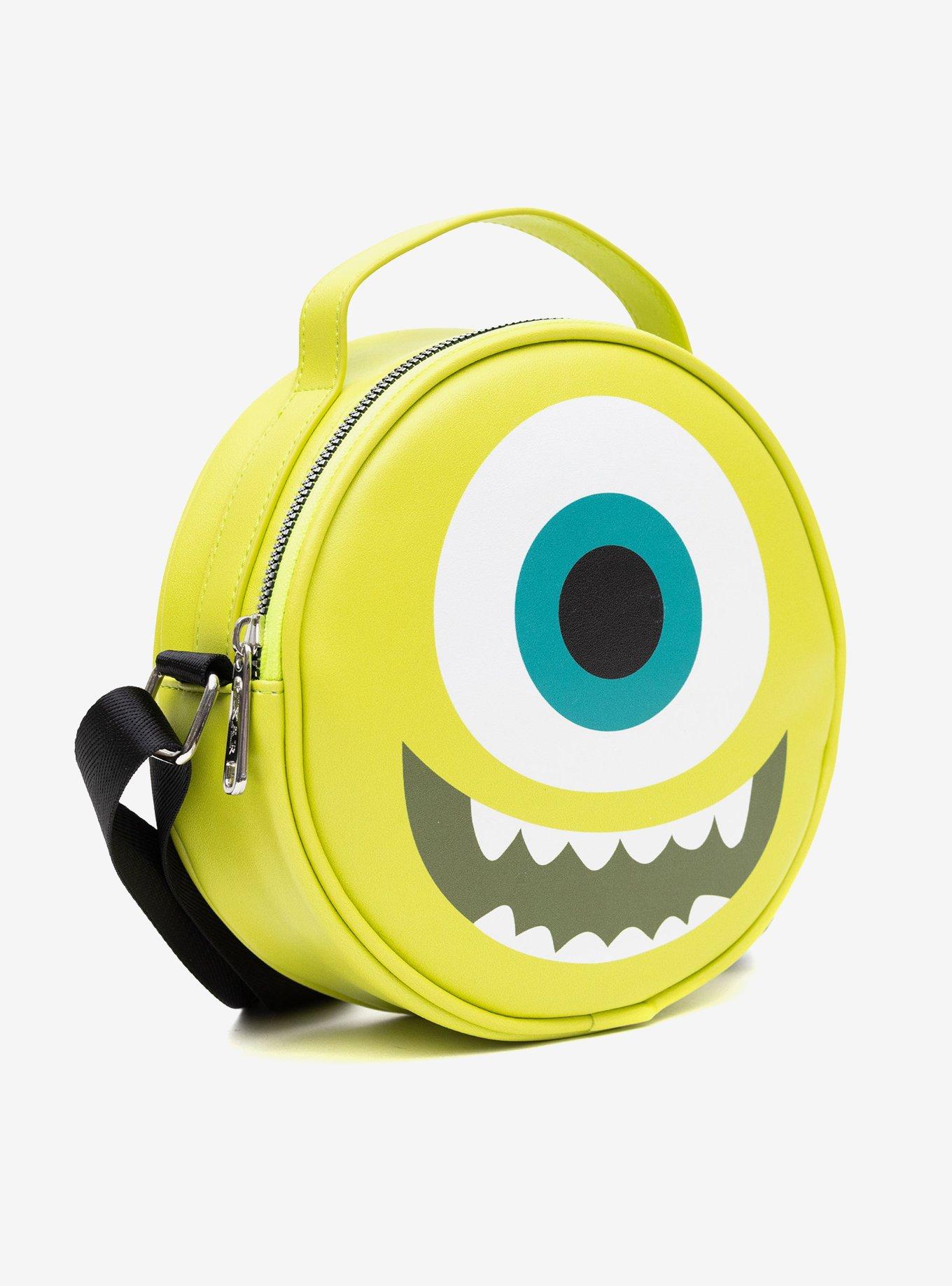 Disney Pixar Monsters Inc. Mike Face Round Crossbody Bag