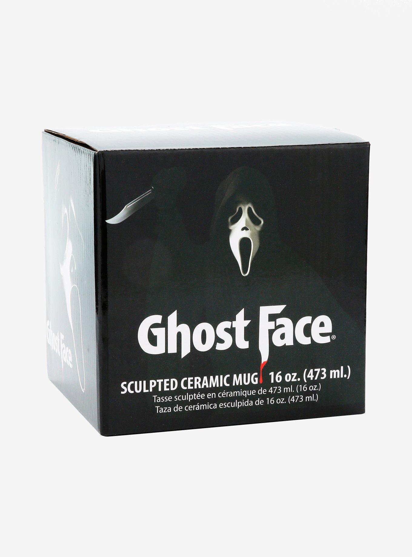 Ghost Face Mask Figural Mug, , alternate