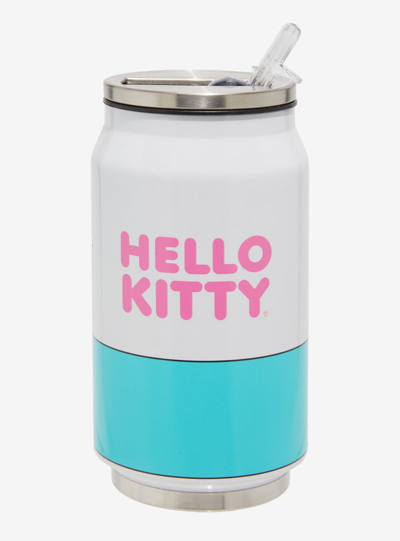 Hello Kitty Face Soda Can Water Bottle, , hi-res