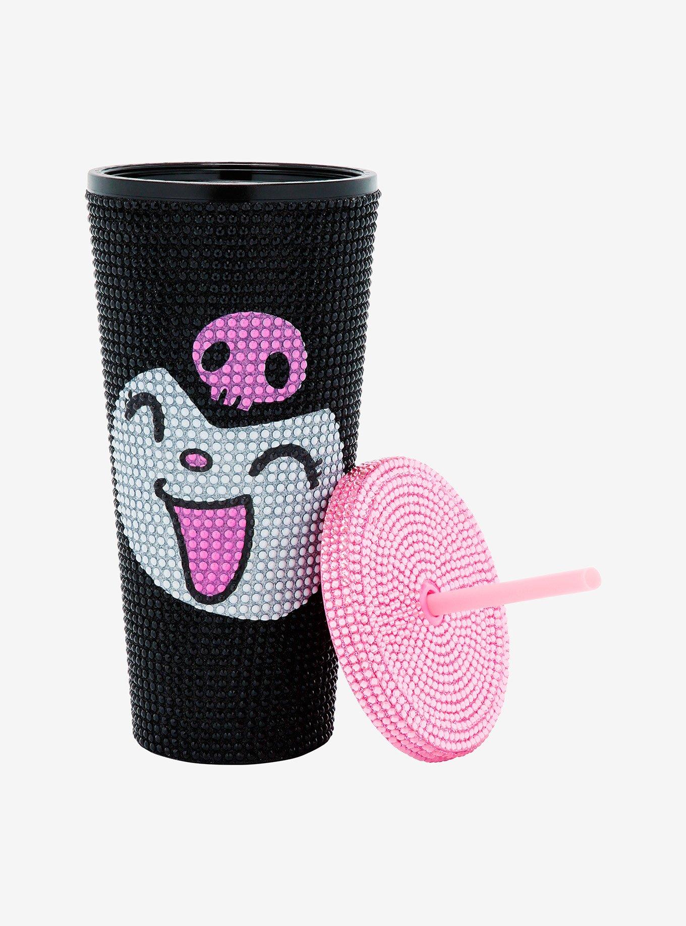 Kuromi Rhinestone Sparkle Acrylic Travel Cup, , hi-res