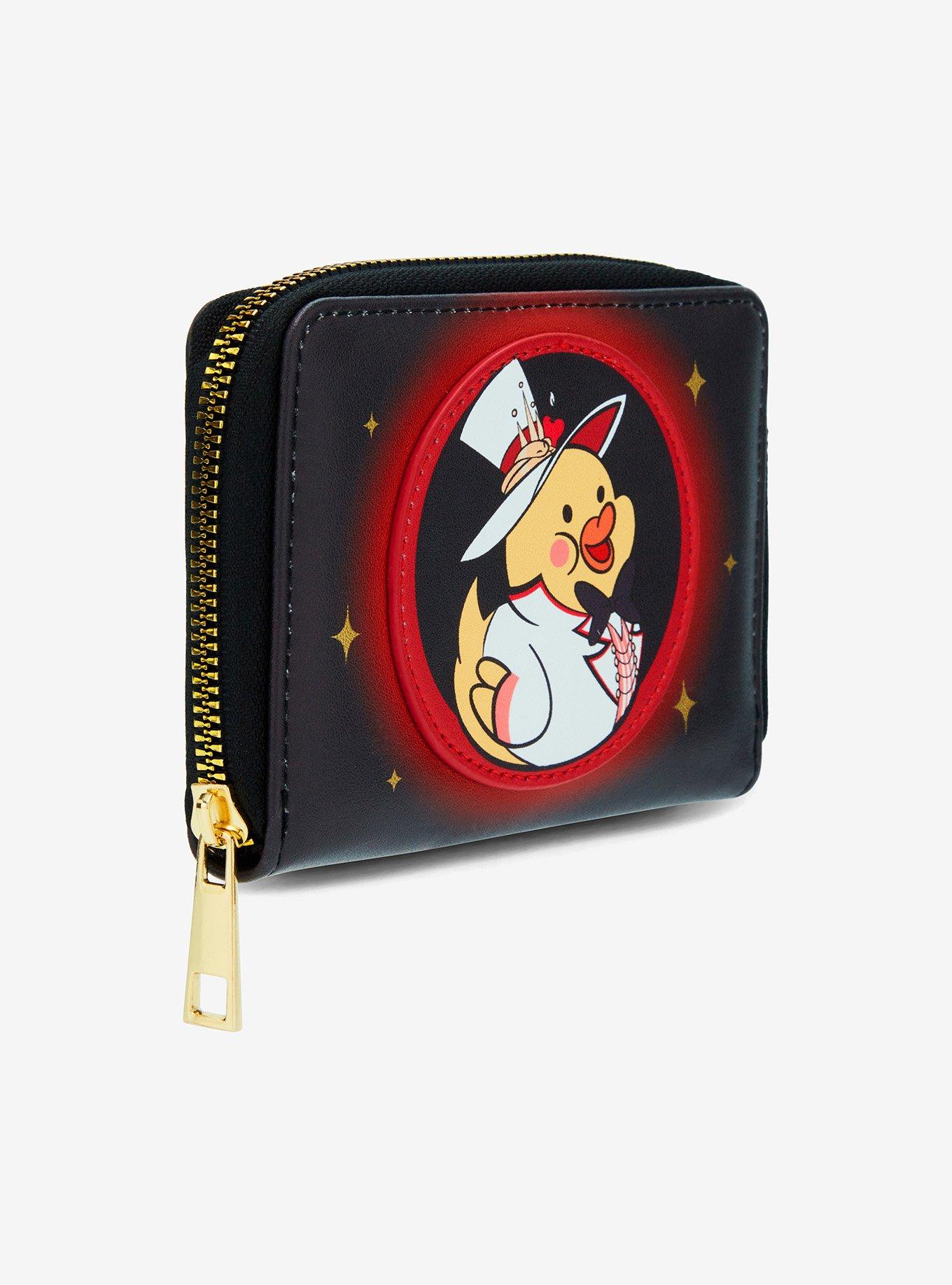 Hazbin Hotel Lucifer Duck Mini Zip Wallet, , hi-res