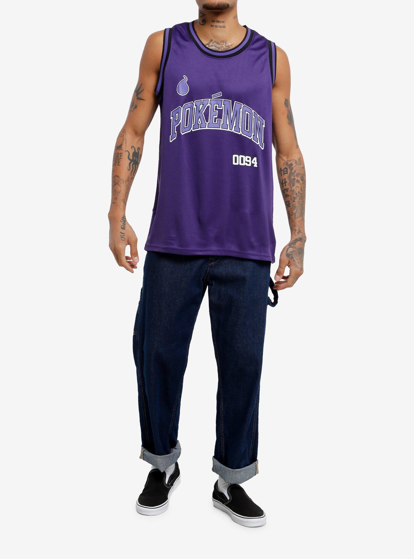 Pokemon Gengar Basketball Jersey, PURPLE, alternate