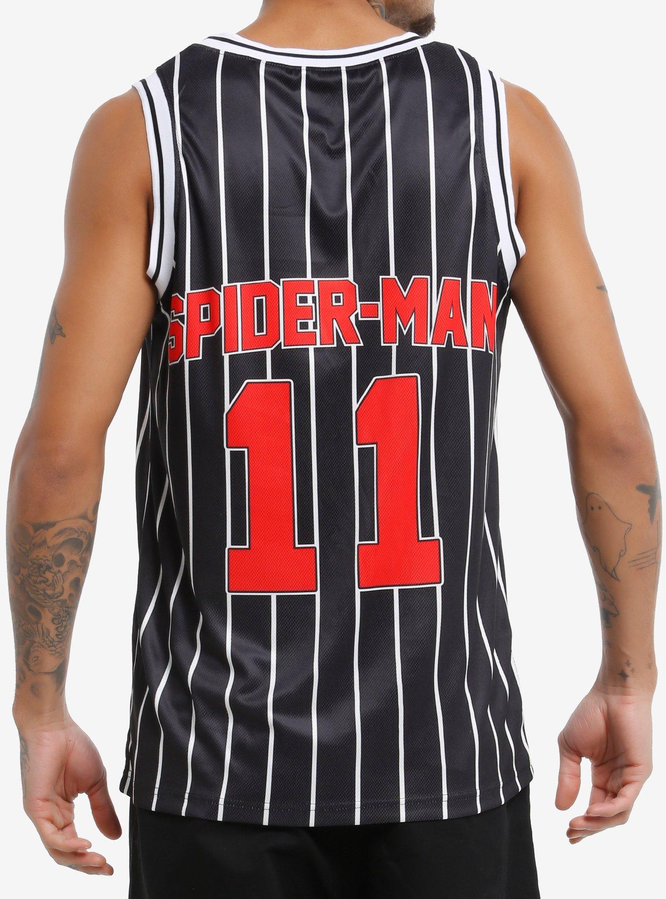 Marvel Spider-Man: Across The Spider-Verse Miles Basketball Jersey, , hi-res