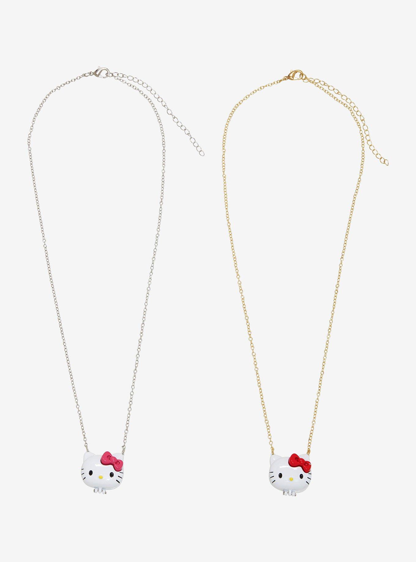 Hello Kitty Locket Best Friend Necklace Set, , alternate