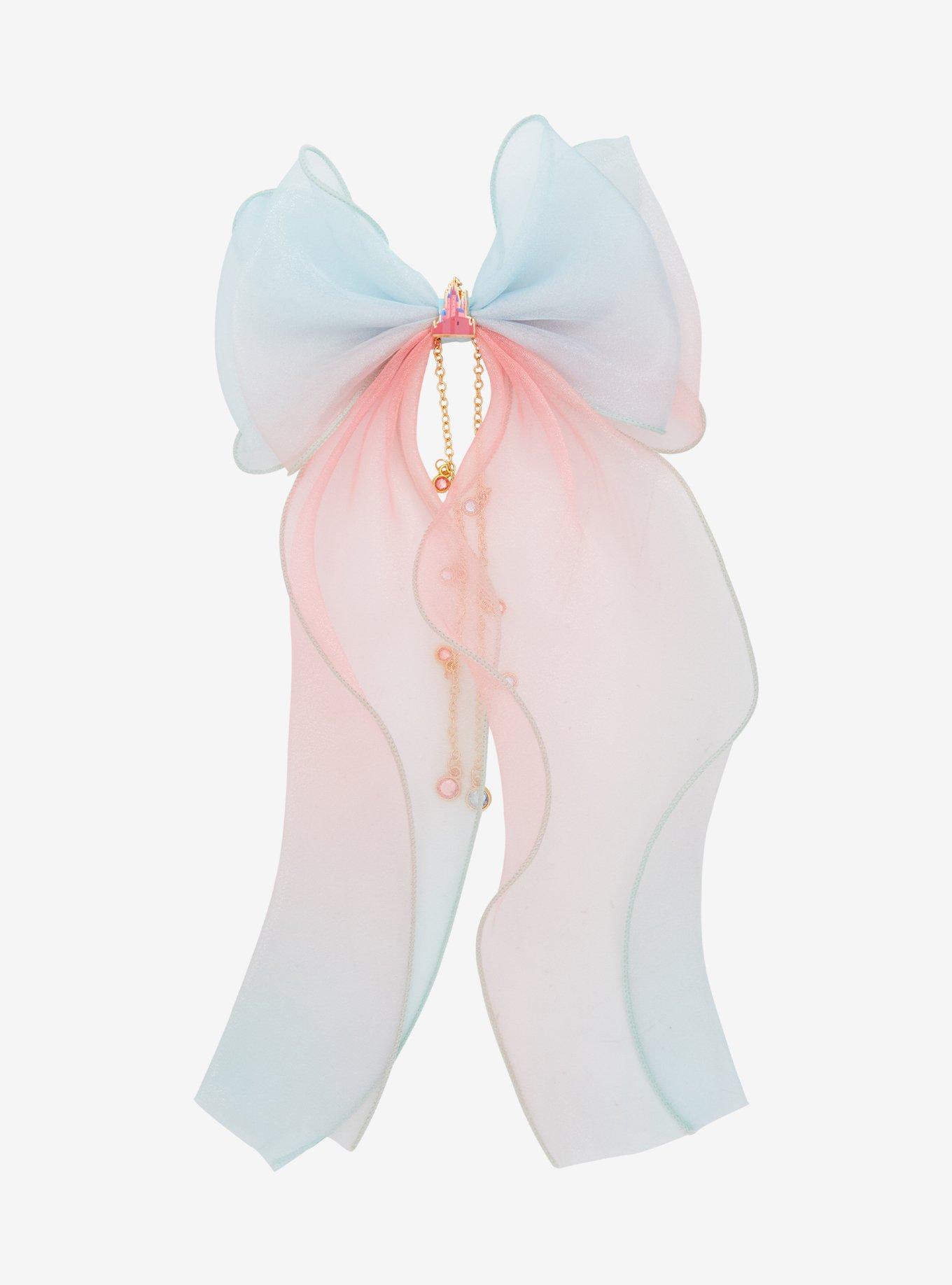 Disney Sleeping Beauty Castle Ombre Hair Bow, , hi-res