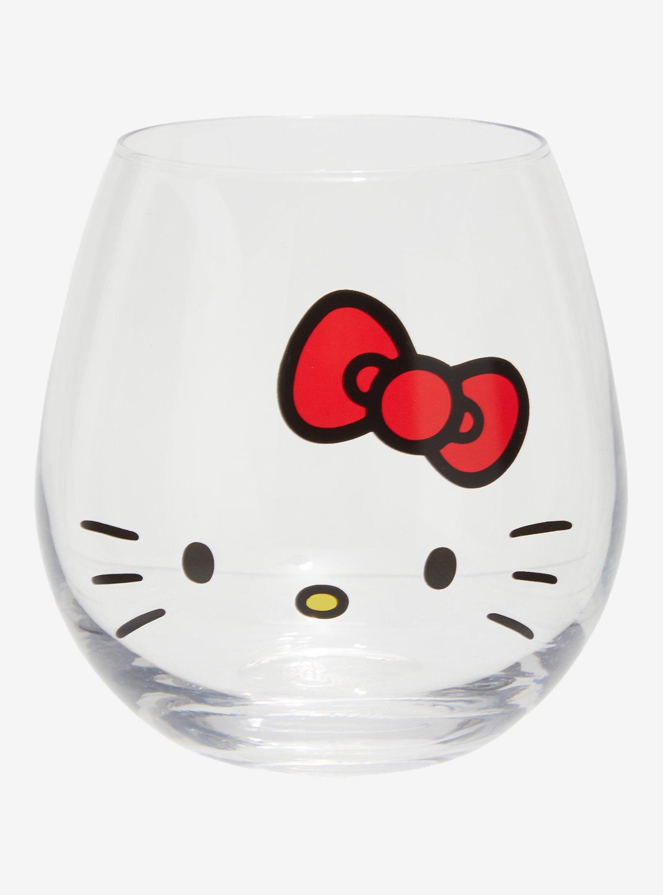 Hello Kitty And Friend Faces Glass Cup Set, , alternate