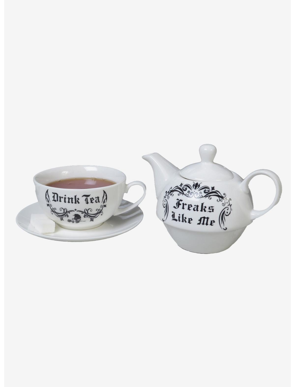 Alchemy of England Freaks Like Me Drink Tea Pot, , hi-res