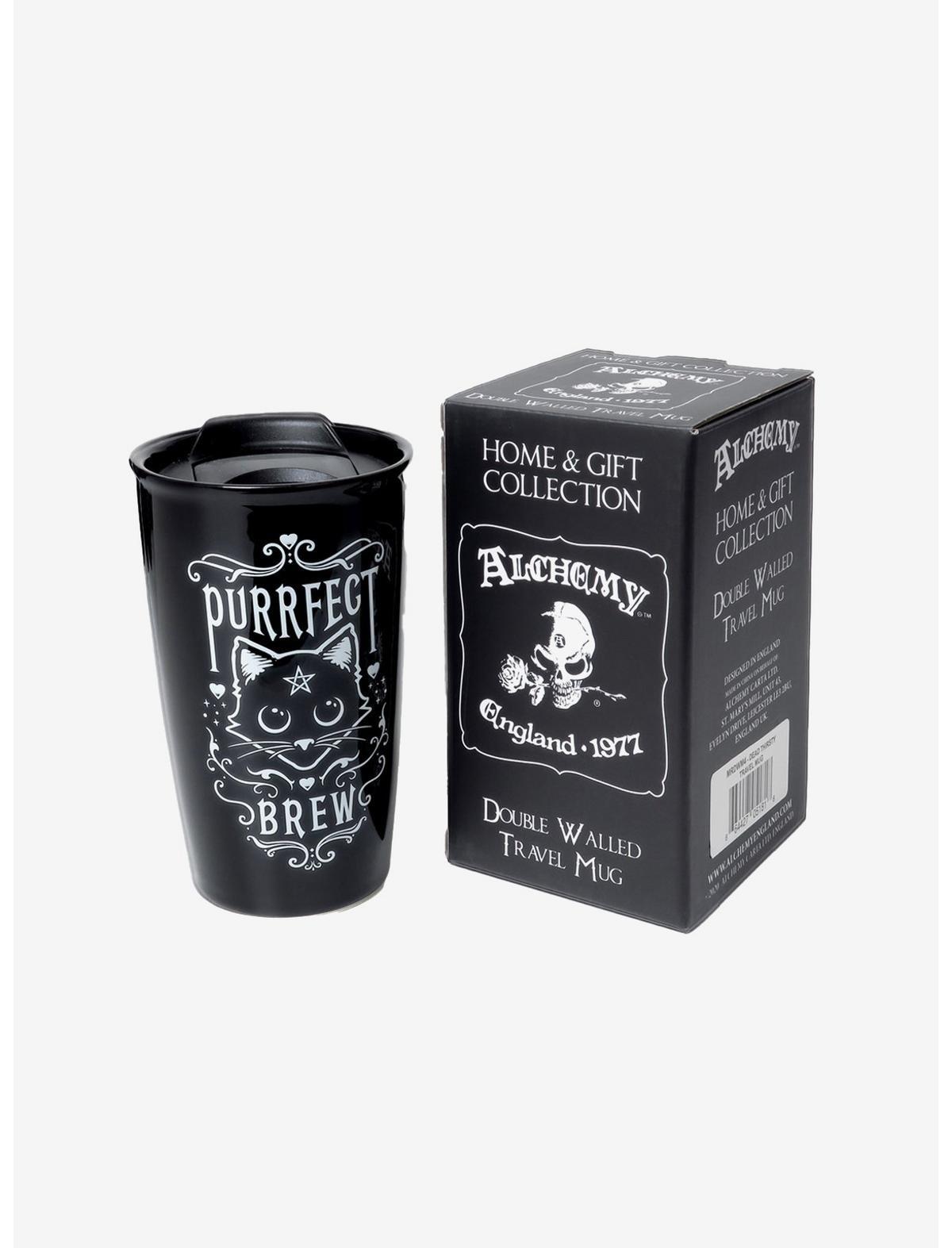Alchemy of England Purrfect Brew Double Walled Mug Tumbler, , hi-res