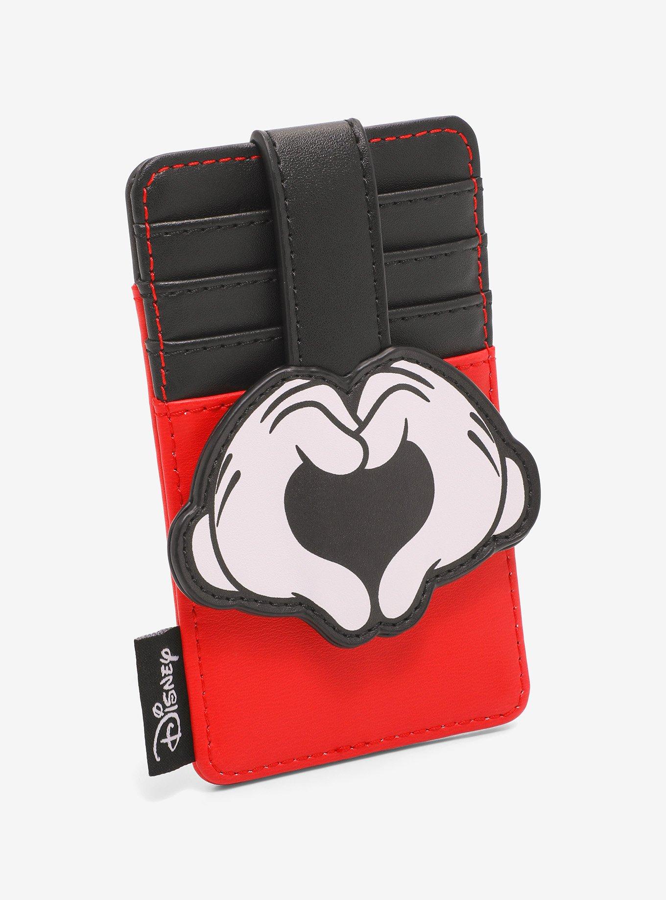 Loungefly Disney Mickey Mouse Heart Hands Cardholder — BoxLunch Exclusive