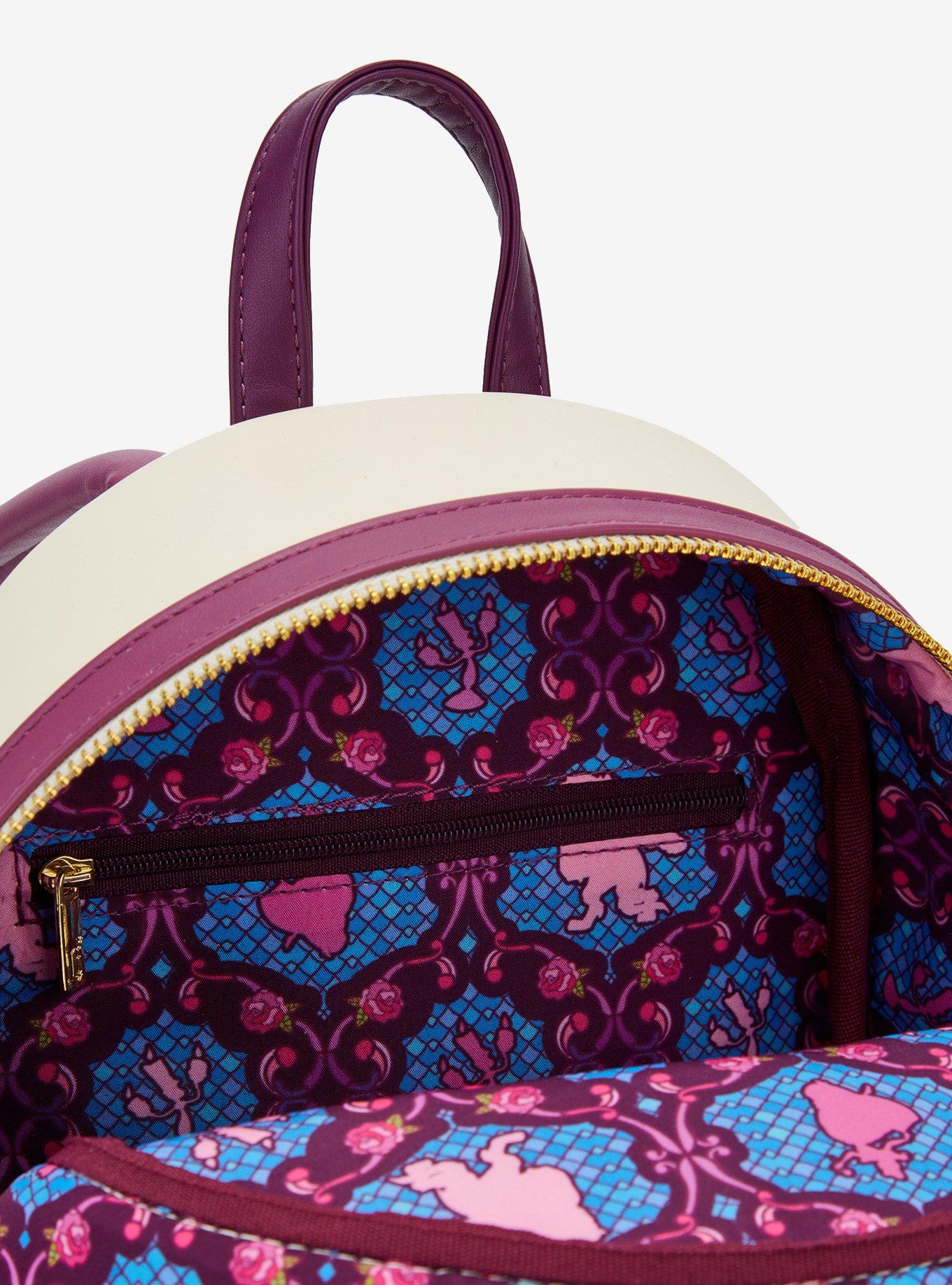 Loungefly Disney Beauty and the Beast Belle Stained Glass Portrait Mini Backpack - BoxLunch Exclusive, , alternate