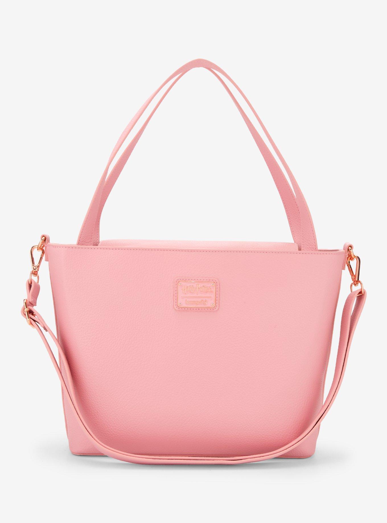 Loungefly Harry Potter Elder Wand Pink Tote Bag - BoxLunch Exclusive, , alternate