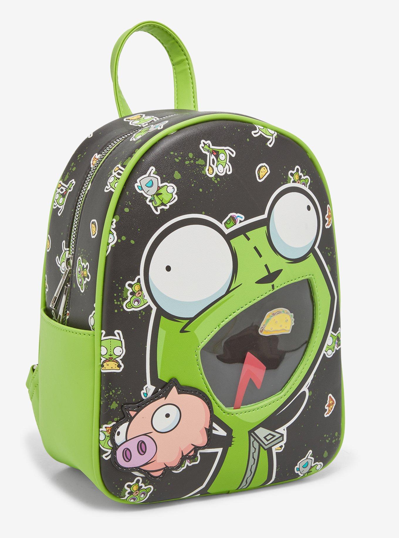 Invader Zim GIR Pin Collector Mini Backpack, , hi-res