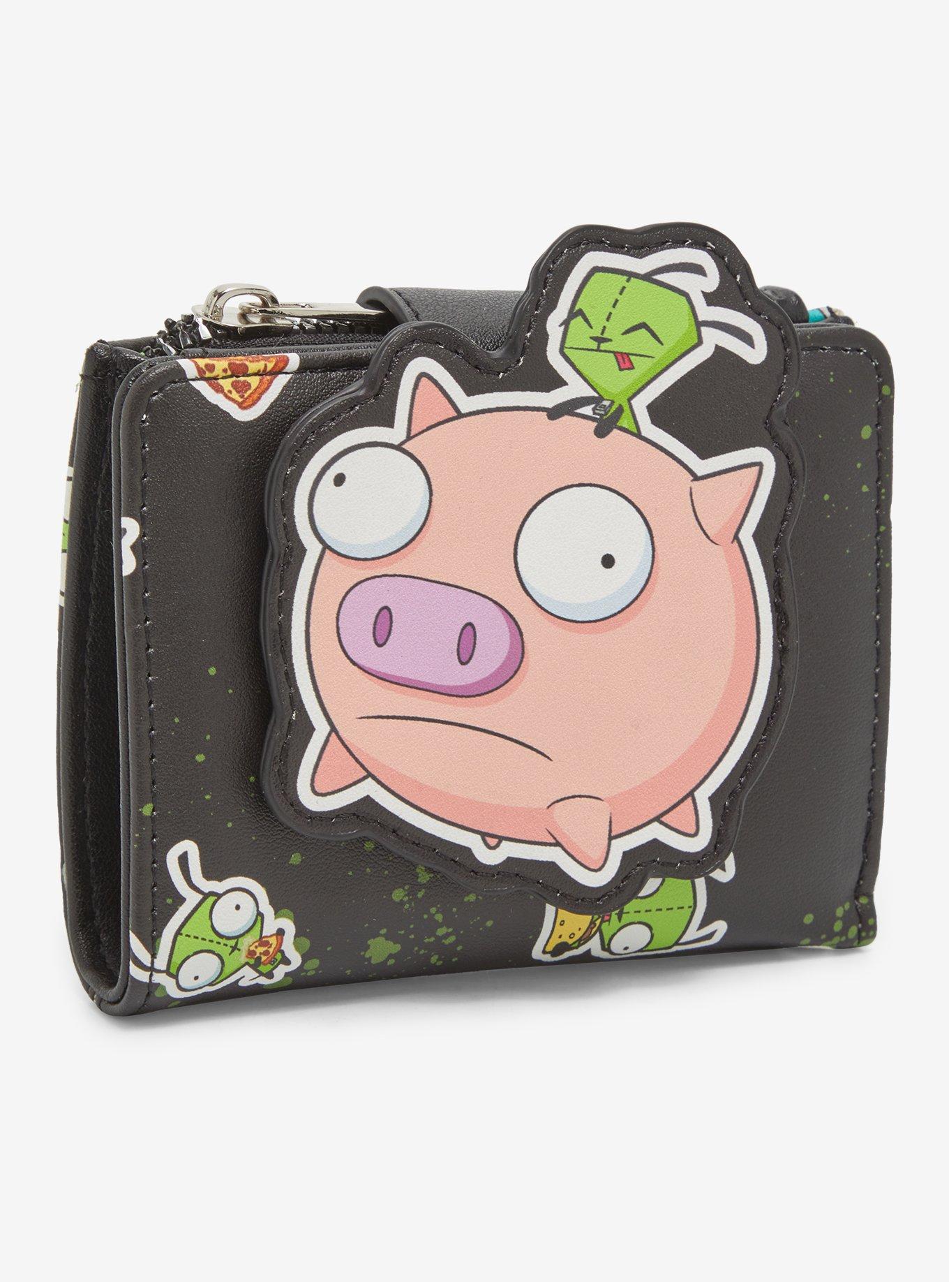 Invader Zim GIR & Pig Flap Wallet, , hi-res