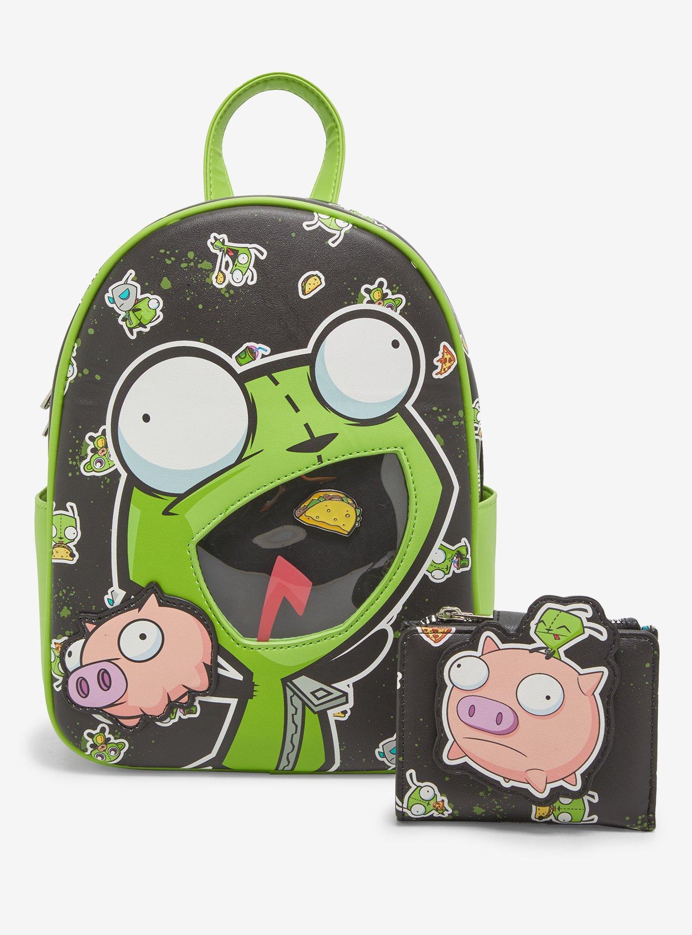 Invader Zim GIR & Pig Flap Wallet, , alternate