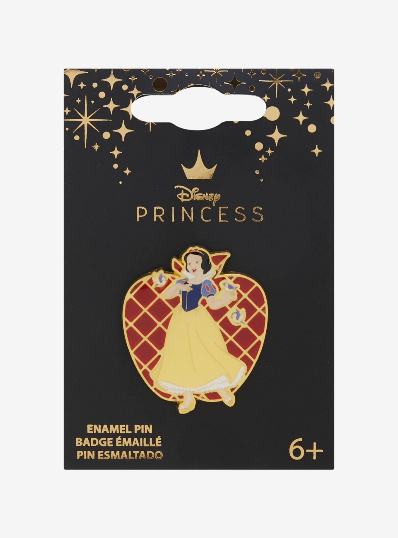 Loungefly Disney Snow White and the Seven Dwarfs Snow White Apple Stained Glass Enamel Pin, , hi-res