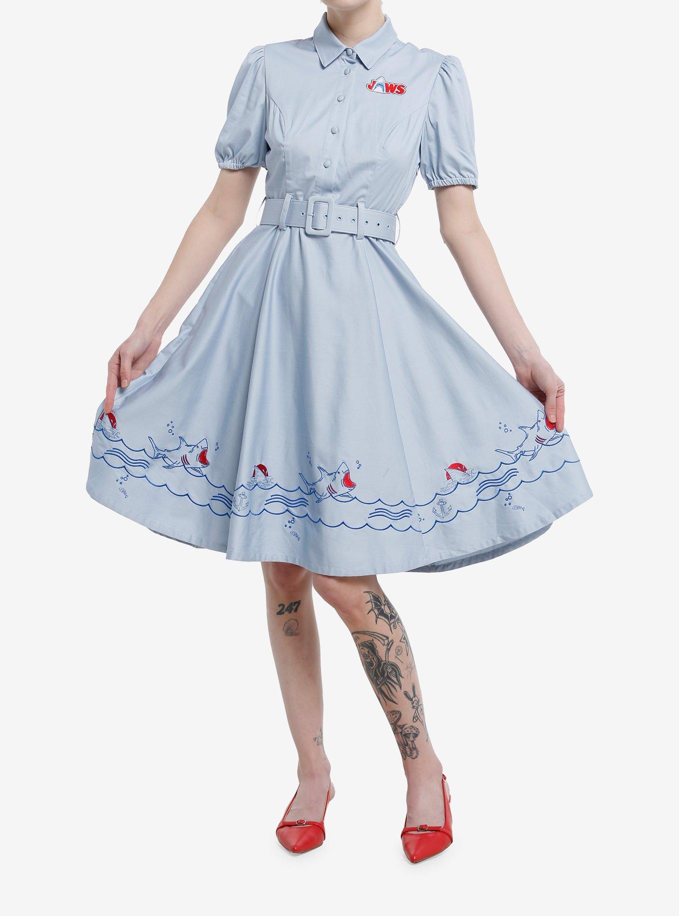 Her Universe Jaws Belted Retro Dress Her Universe Exclusive, , hi-res