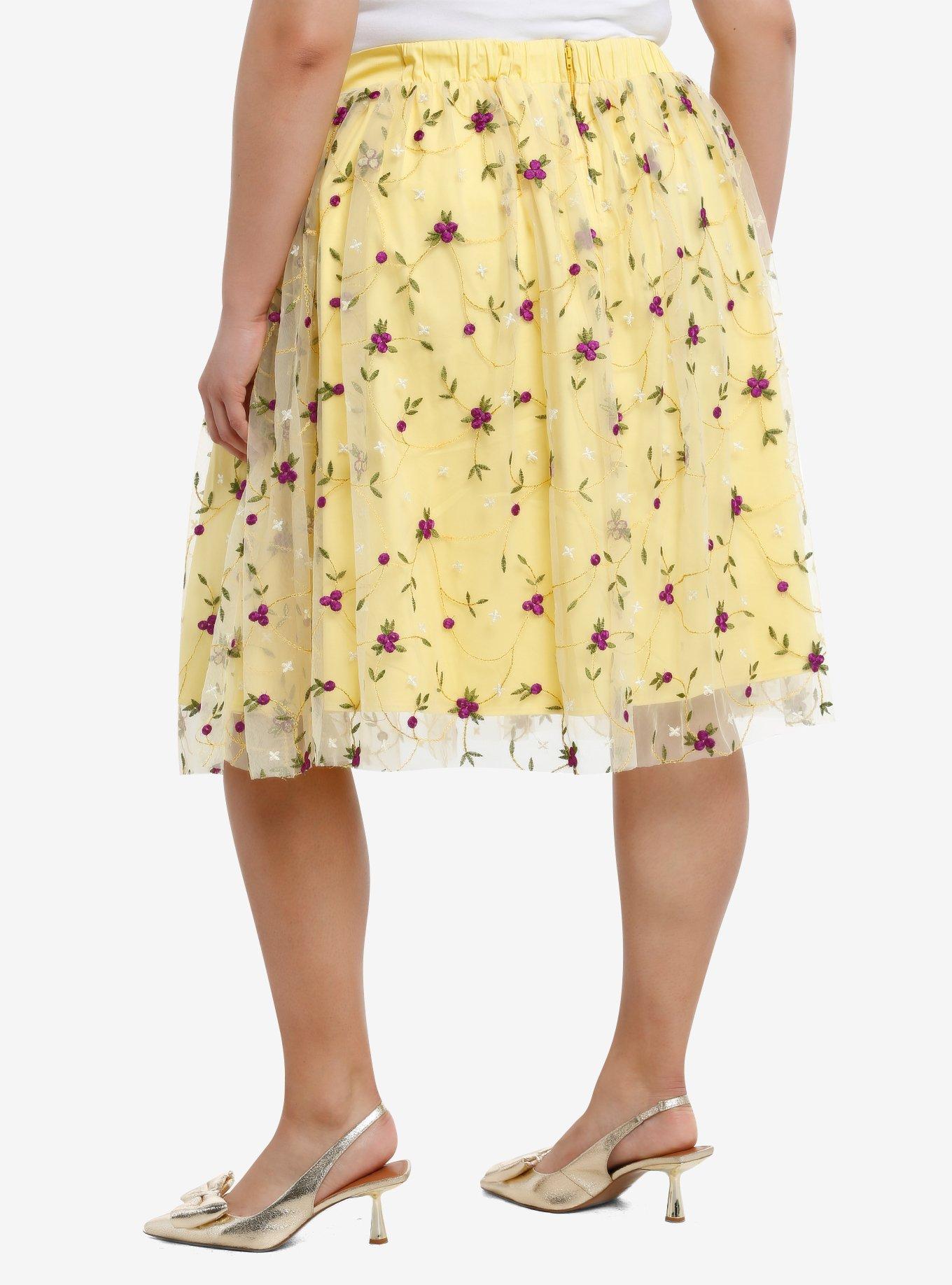 Her Universe Star Wars Padmé Floral Retro Skirt Plus Size Her Universe Exclusive, , hi-res