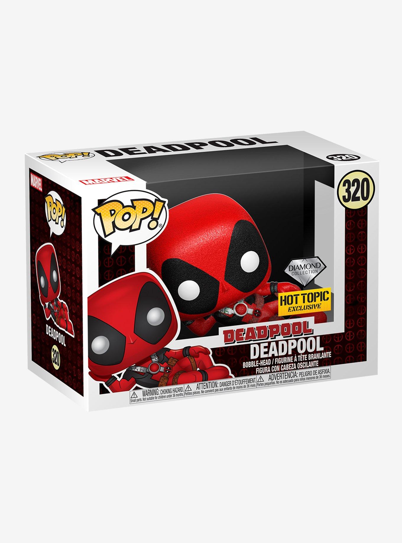 Funko Marvel Pop! Deadpool Diamond Collection Deadpool Vinyl Bobble-Head Hot Topic Exclusive, , hi-res