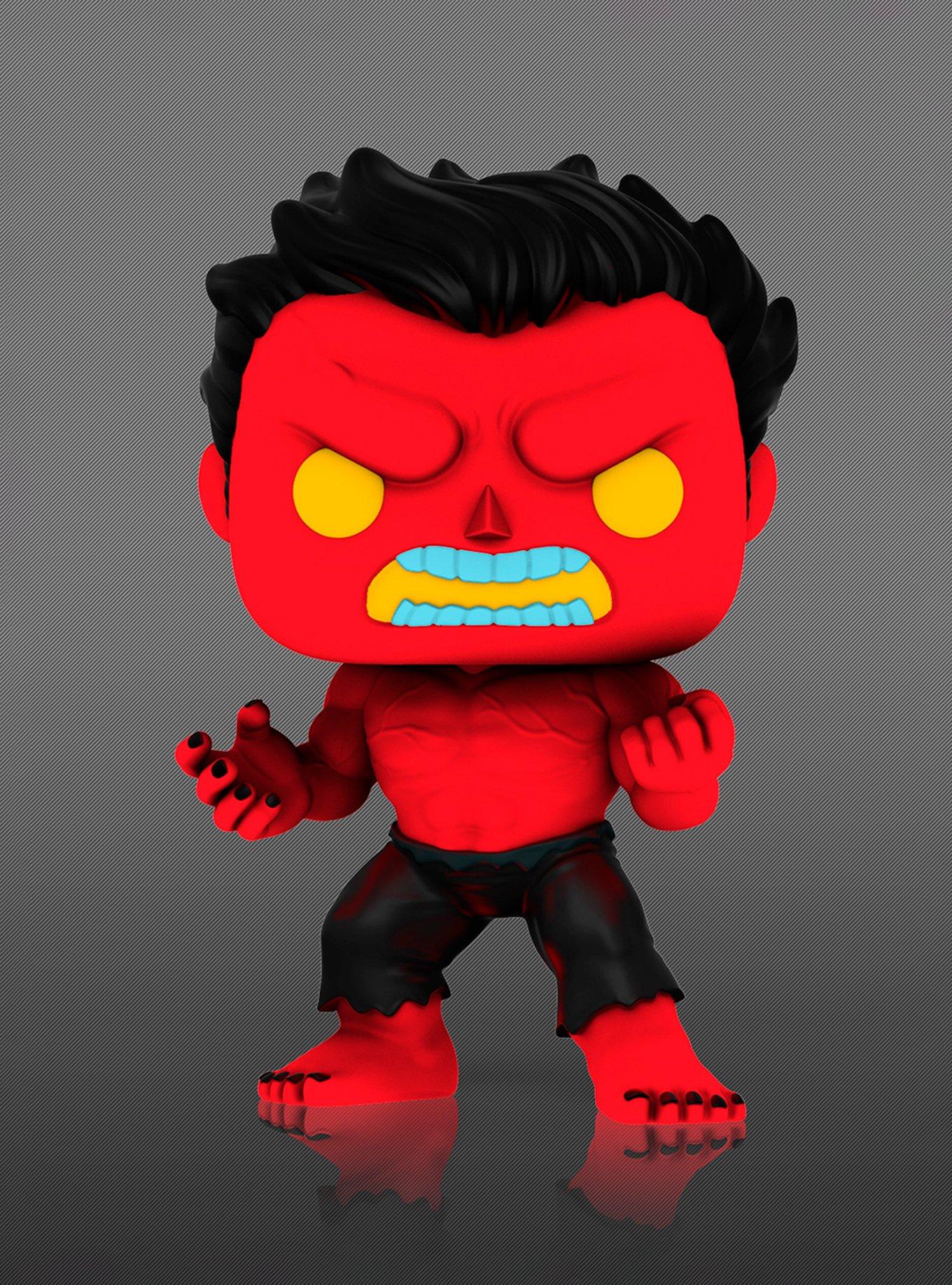 Funko Marvel Pop! Red Hulk Vinyl Bobble-Head Hot Topic Exclusive, , hi-res