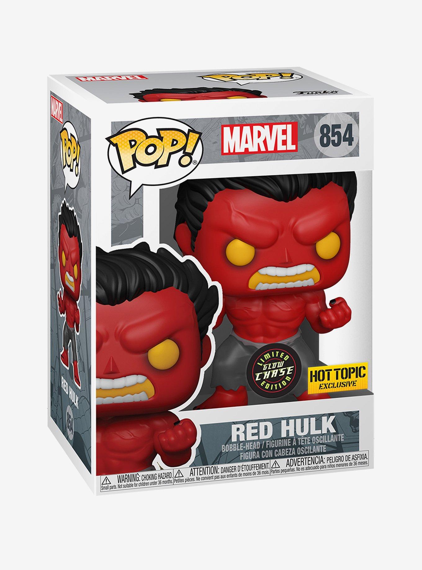 Funko Marvel Pop! Red Hulk Vinyl Bobble-Head Hot Topic Exclusive, , alternate