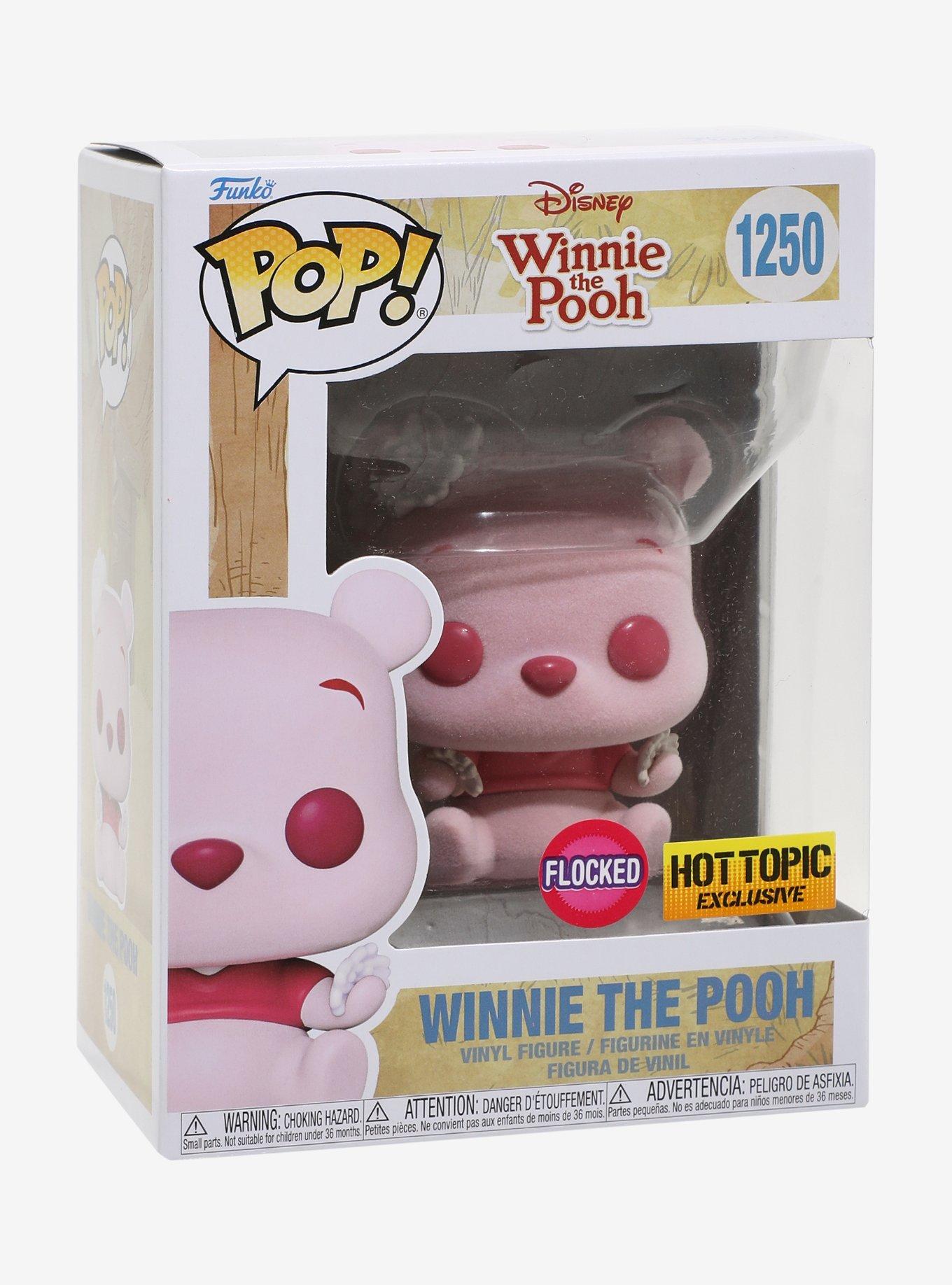 Funko Disney Winnie The Pooh Pop! Winnie The Pooh (Flocked) Vinyl Figure Hot Topic Exclusive, , alternate