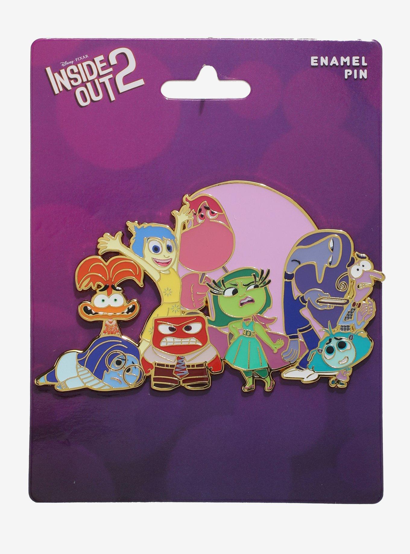 Disney Pixar Inside Out 2 Emotions Group Portrait Enamel Pin, , hi-res