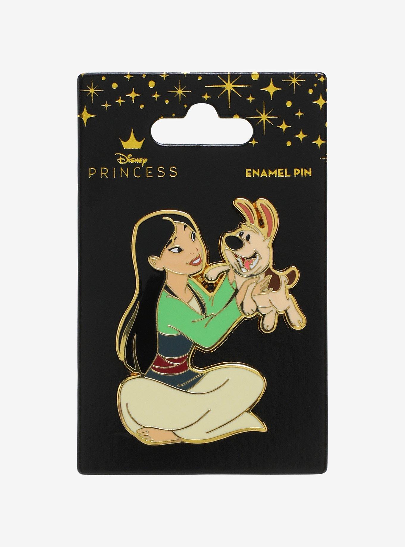 Disney Mulan with Little Brother Enamel Pin, , hi-res