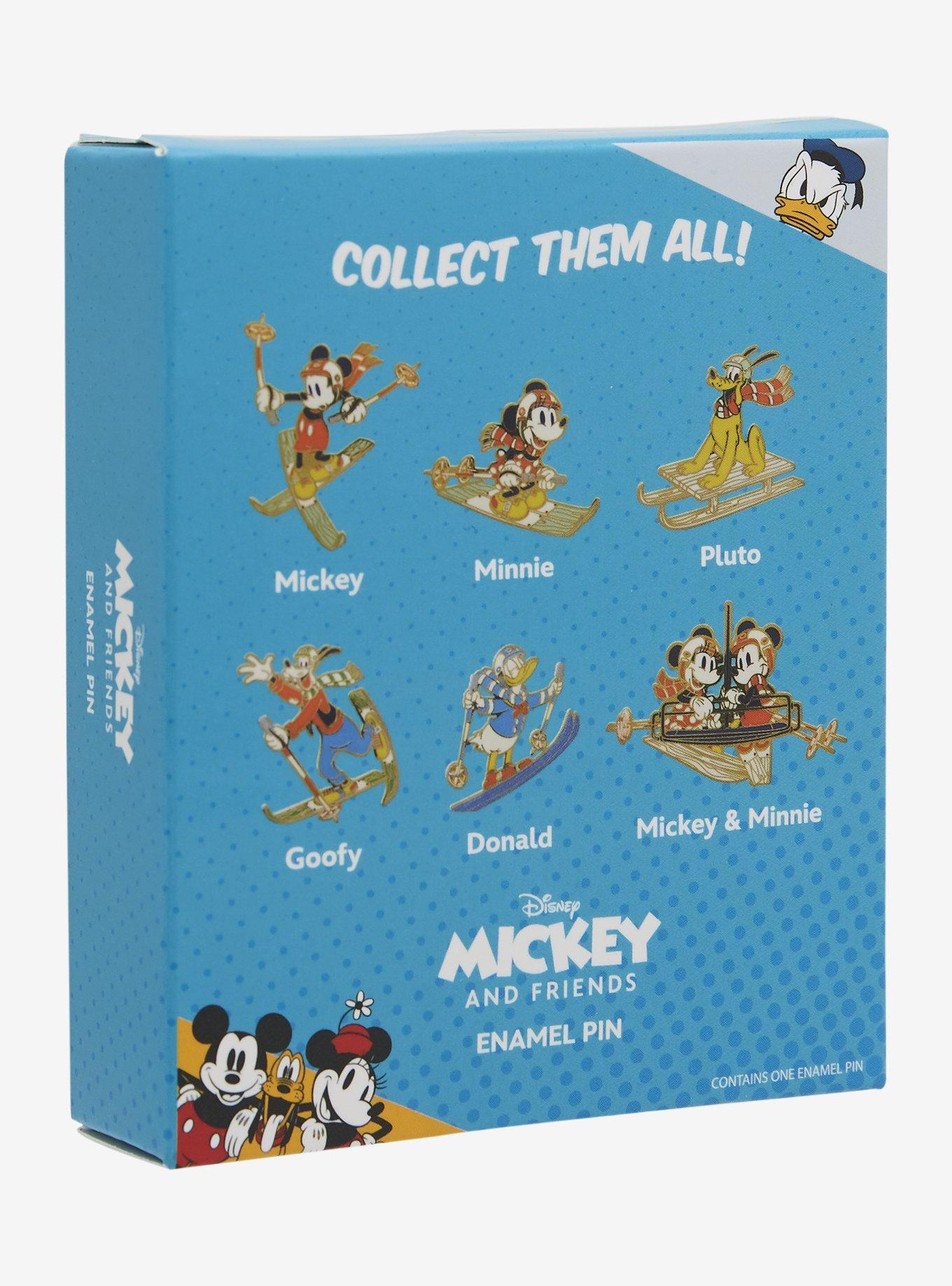 Disney Mickey and Friends Skiing Adventure Blind Box Enamel Pin — BoxLunch Exclusive, , hi-res