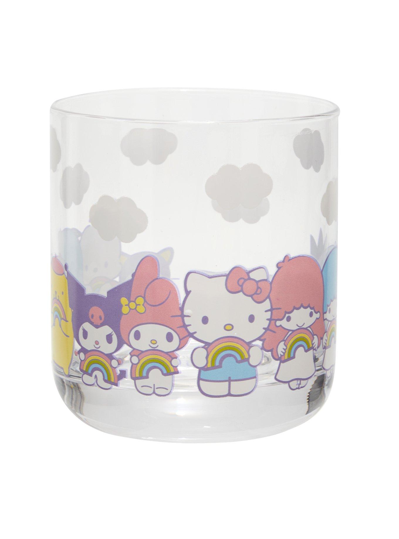 Hello Kitty And Friends Rainbows Glass Cup Set, , hi-res