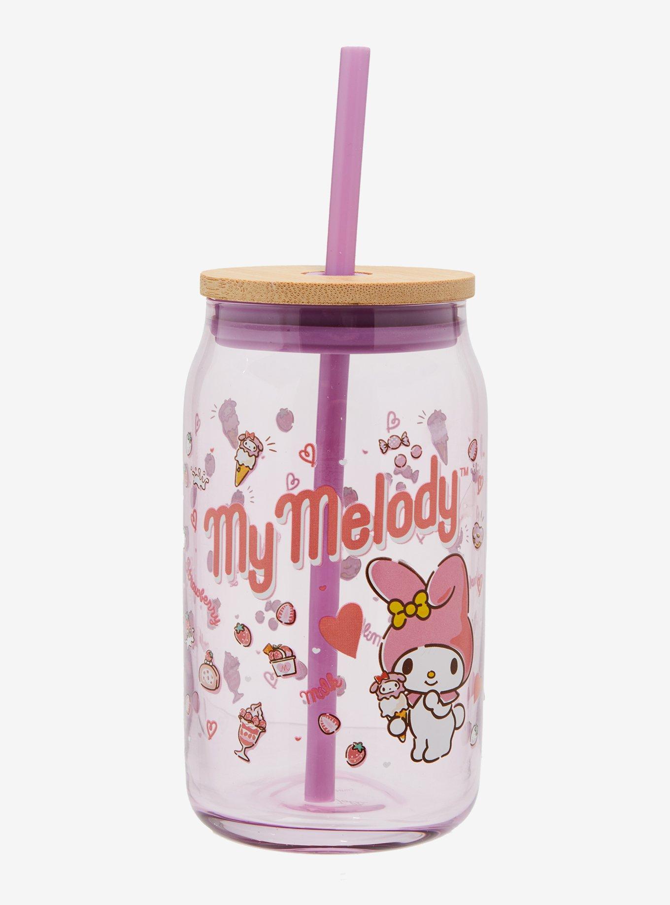 My Melody Treats Glass Travel Cup, , hi-res