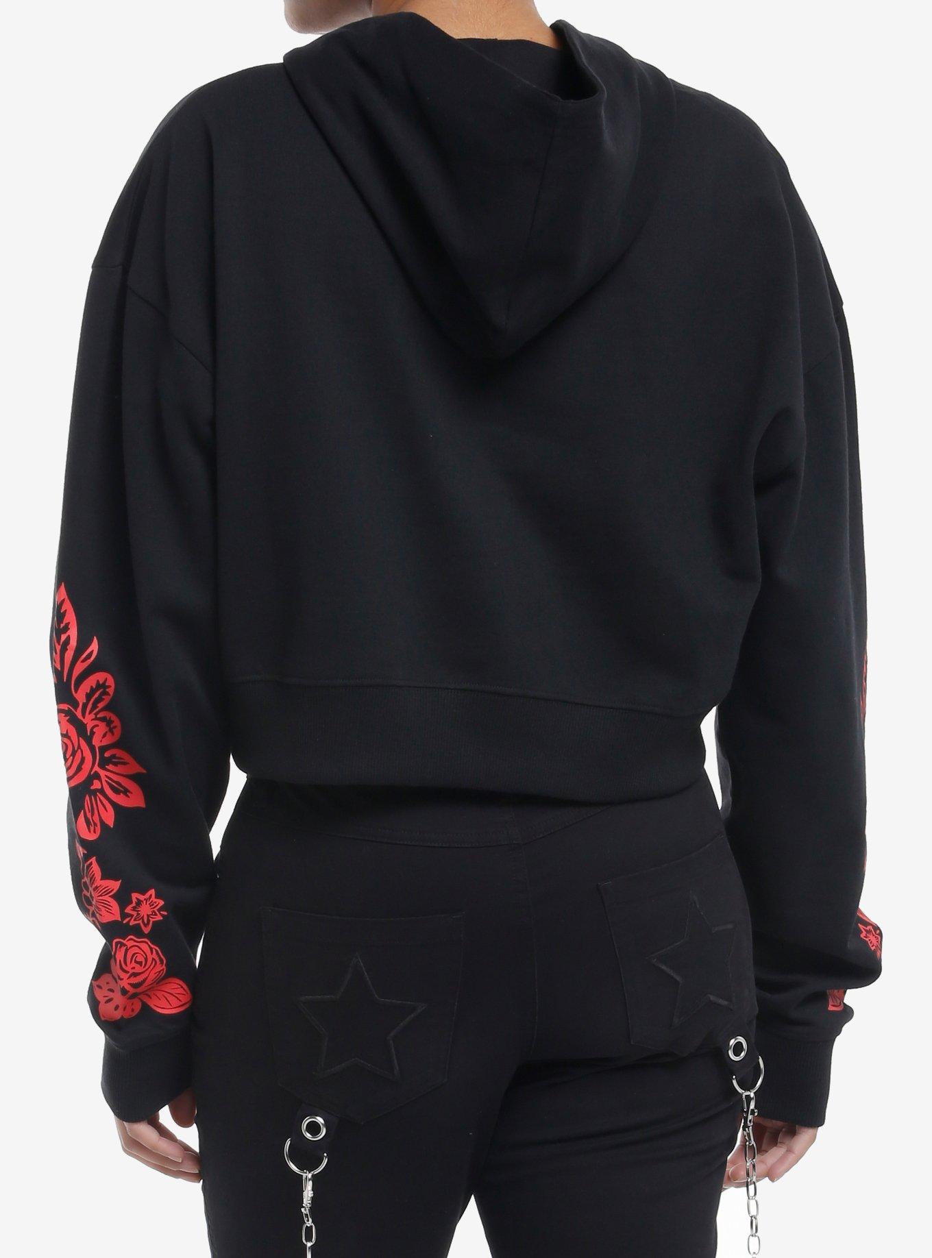 Misfits Día De Los Muertos Movie Star Girls Crop Hoodie, , hi-res