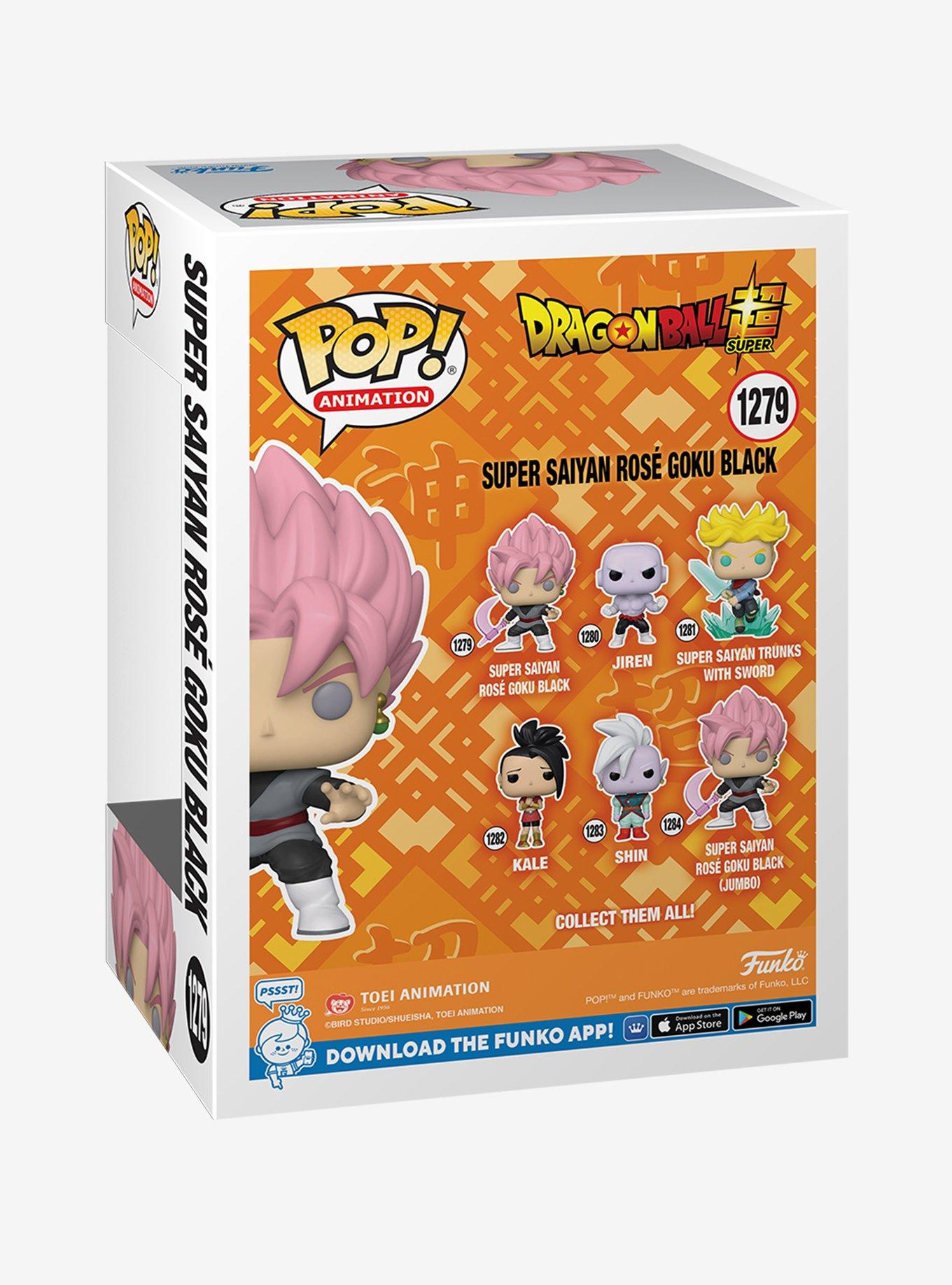 Funko Dragon Ball Z Super Pop! Animation Super Saiyan Rosé Goku Black Vinyl Figure, , alternate