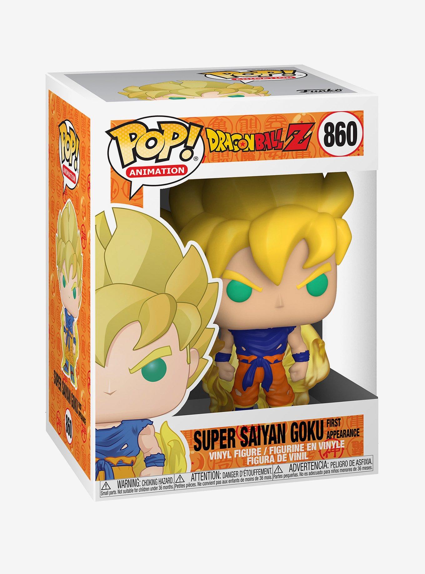 Funko Dragon Ball Z Pop! Animation Super Saiyan Goku (First Appearance) Vinyl Figure, , hi-res