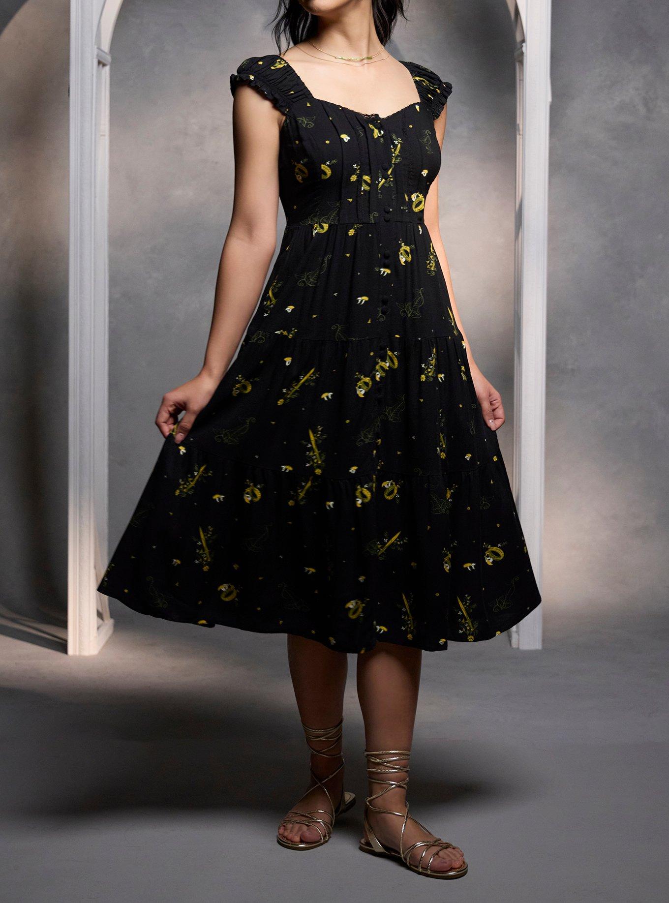 Her Universe The Lord Of The Rings Icons Tiered Midi Dress Her Universe Exclusive, , hi-res