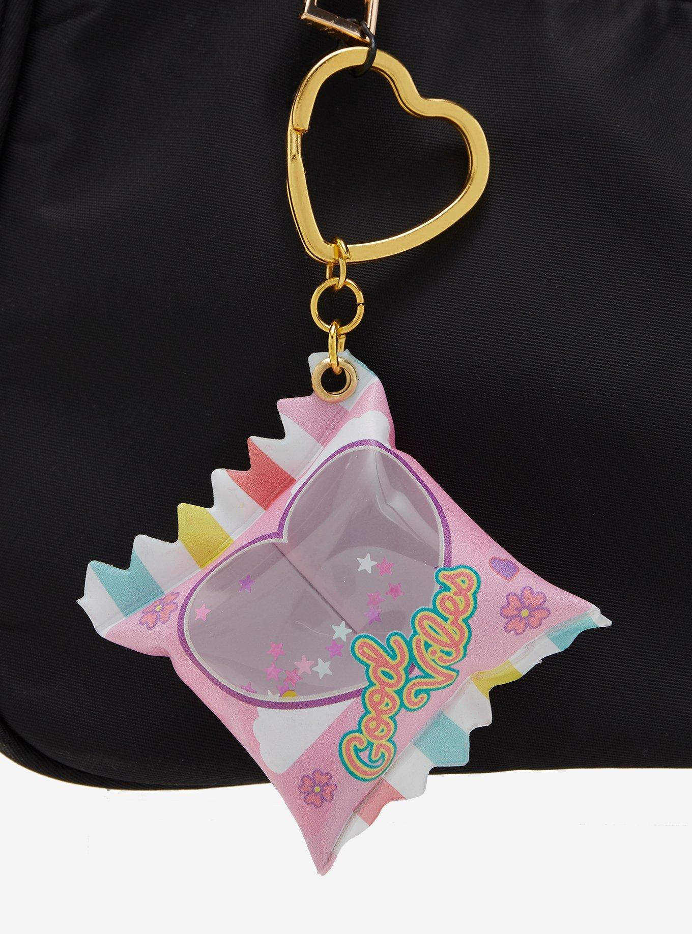 Sanrio Good Vibes Confetti Bag Keychain, , hi-res