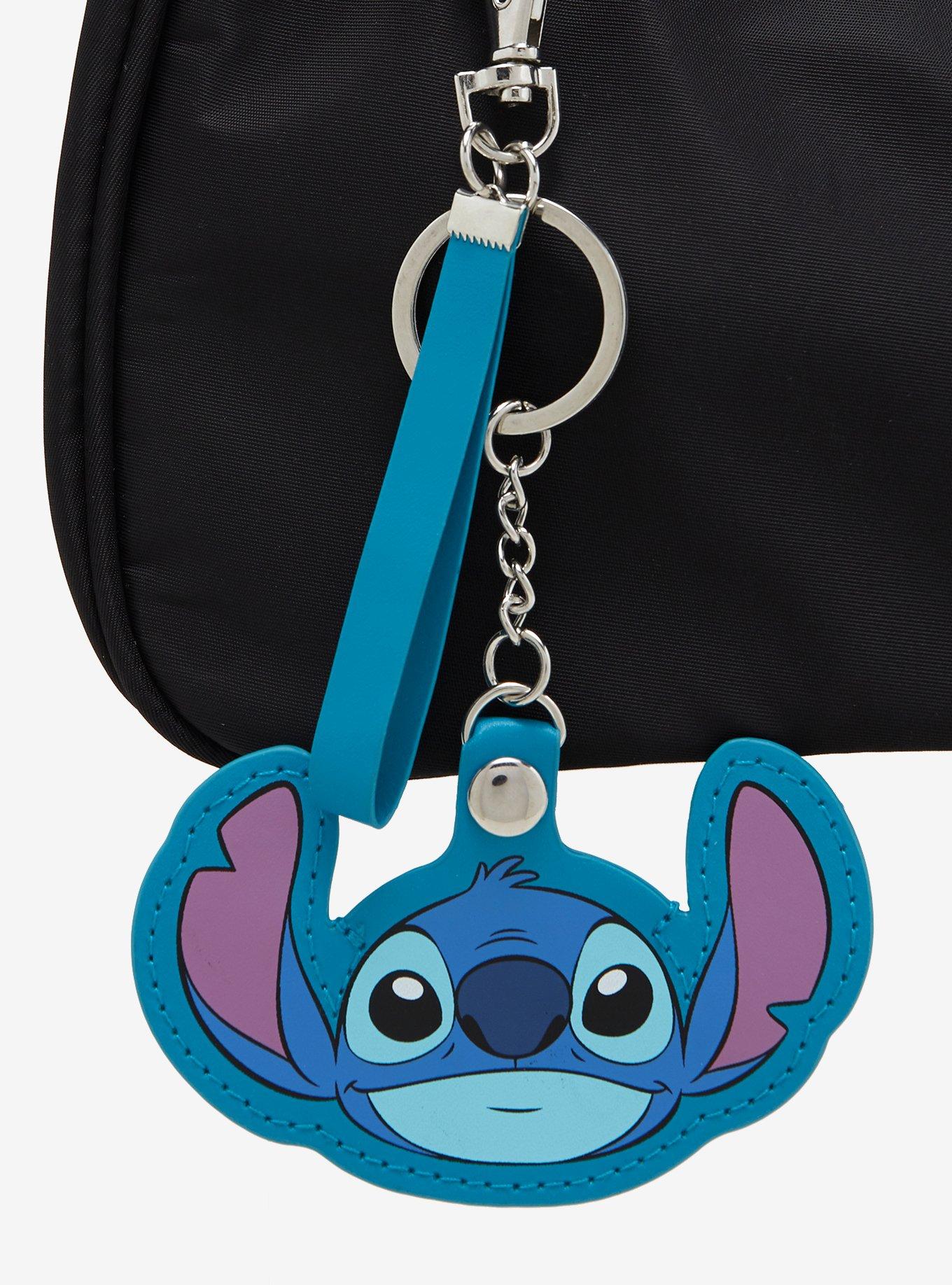 Disney Lilo & Stitch Blue Stitch AirTag Holder and Keychain, , alternate