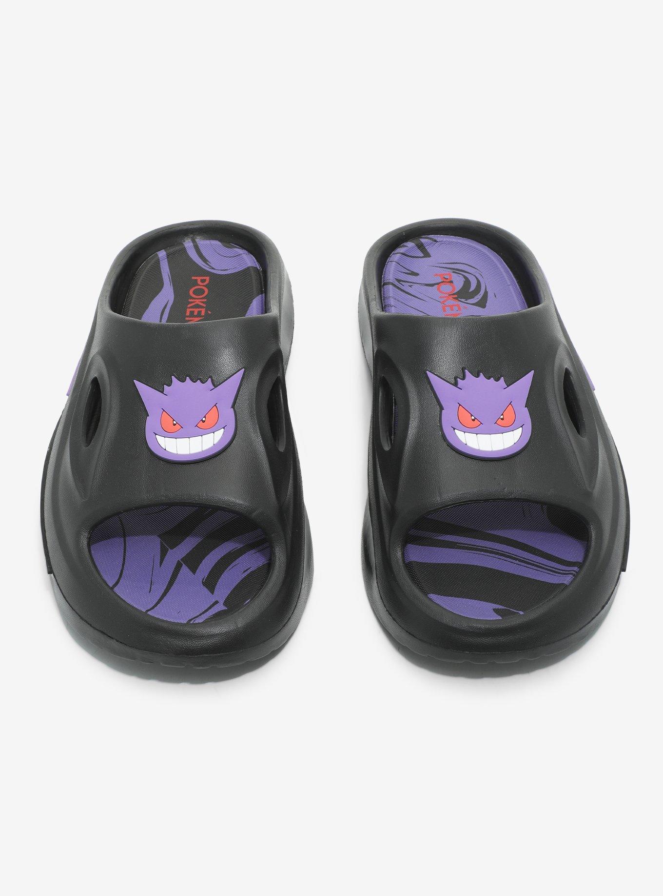 Pokemon Gengar Marble Slide Sandals, , hi-res